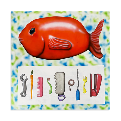 Ross Pole - Fillet My Goldfish Please - Original Artwork