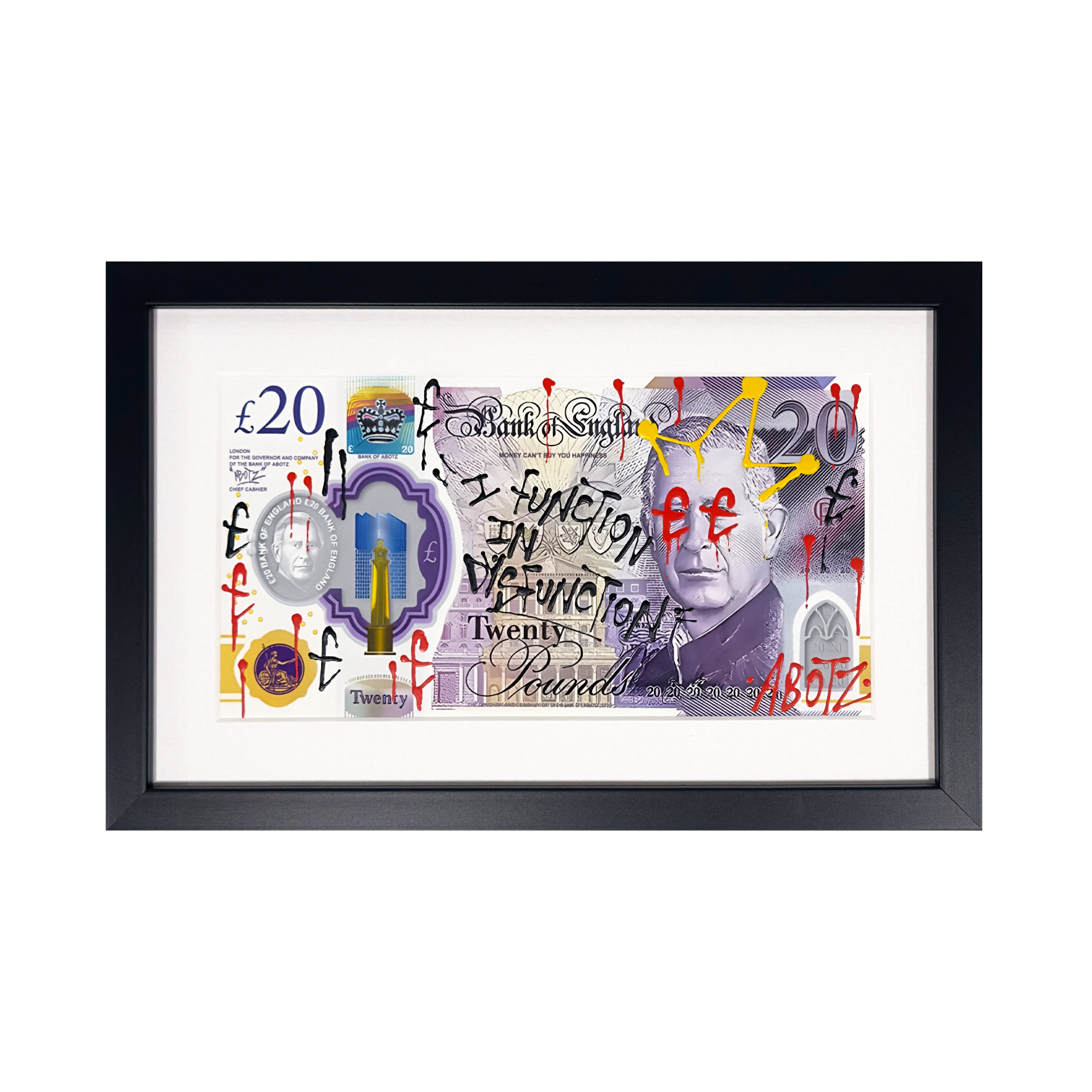 Abotz - £20 Charles Small - Original Artwork