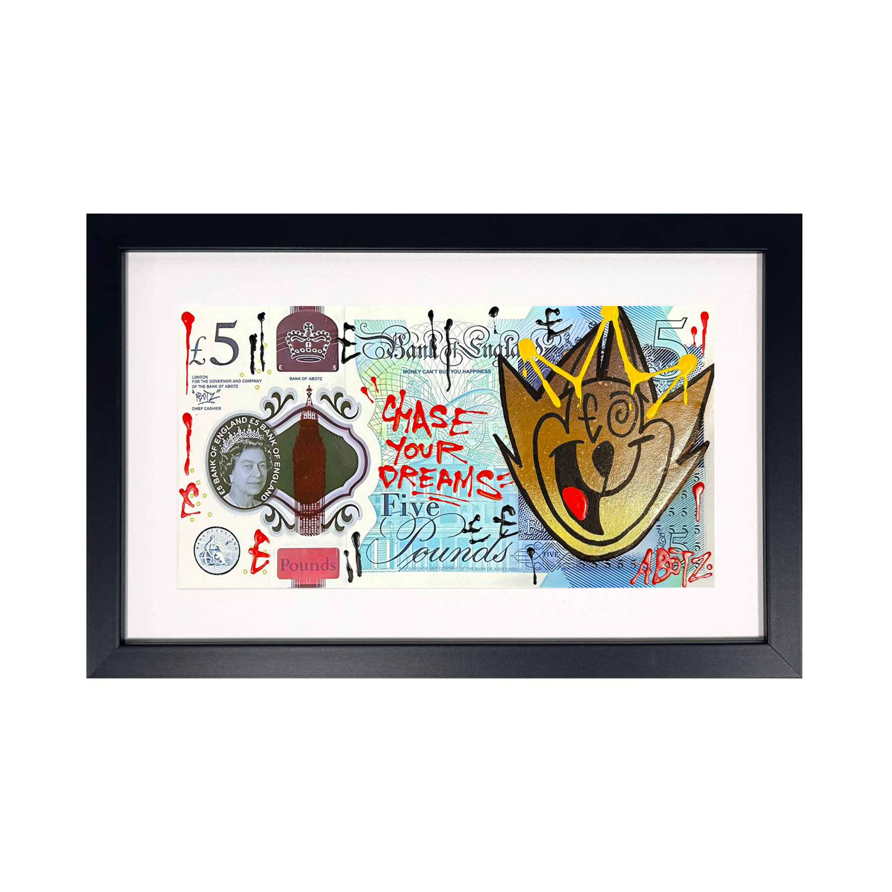 Abotz - £5 Lizzie Small - Original Artwork