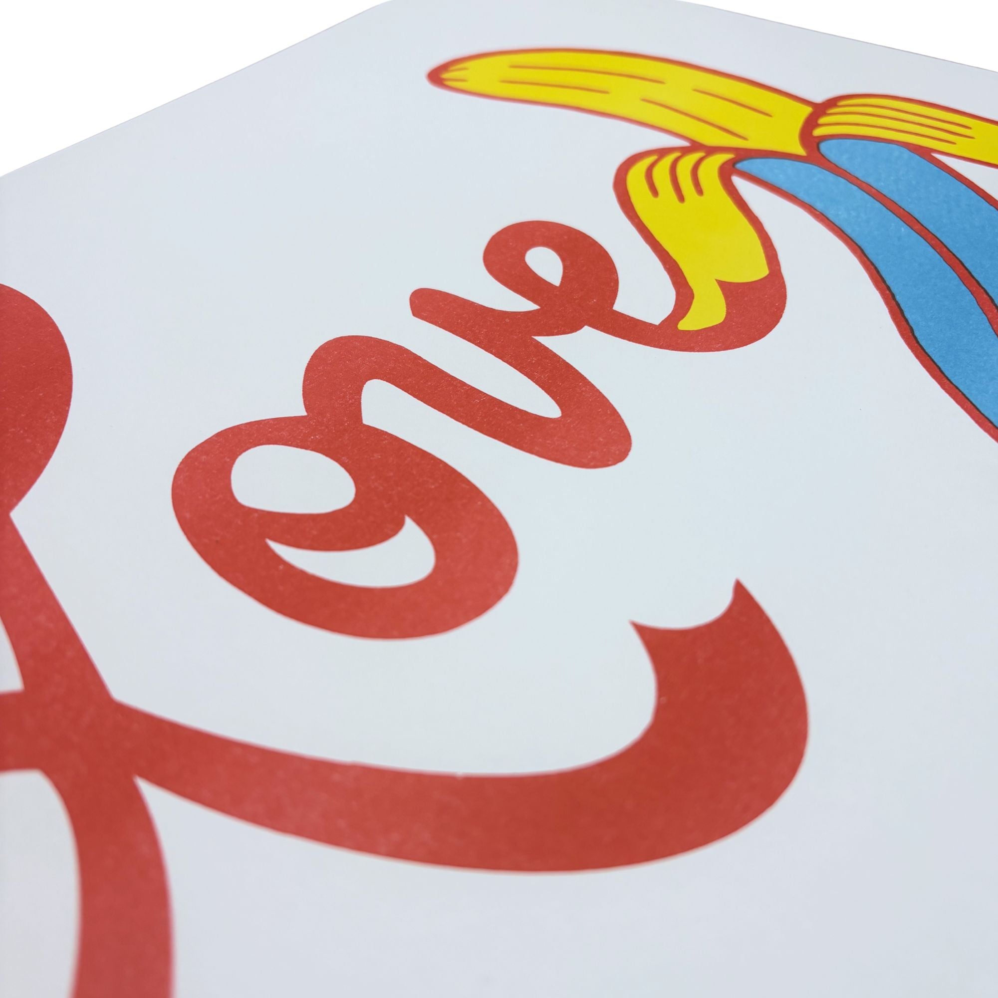 Shuby - Love Banana - Risograph Print
