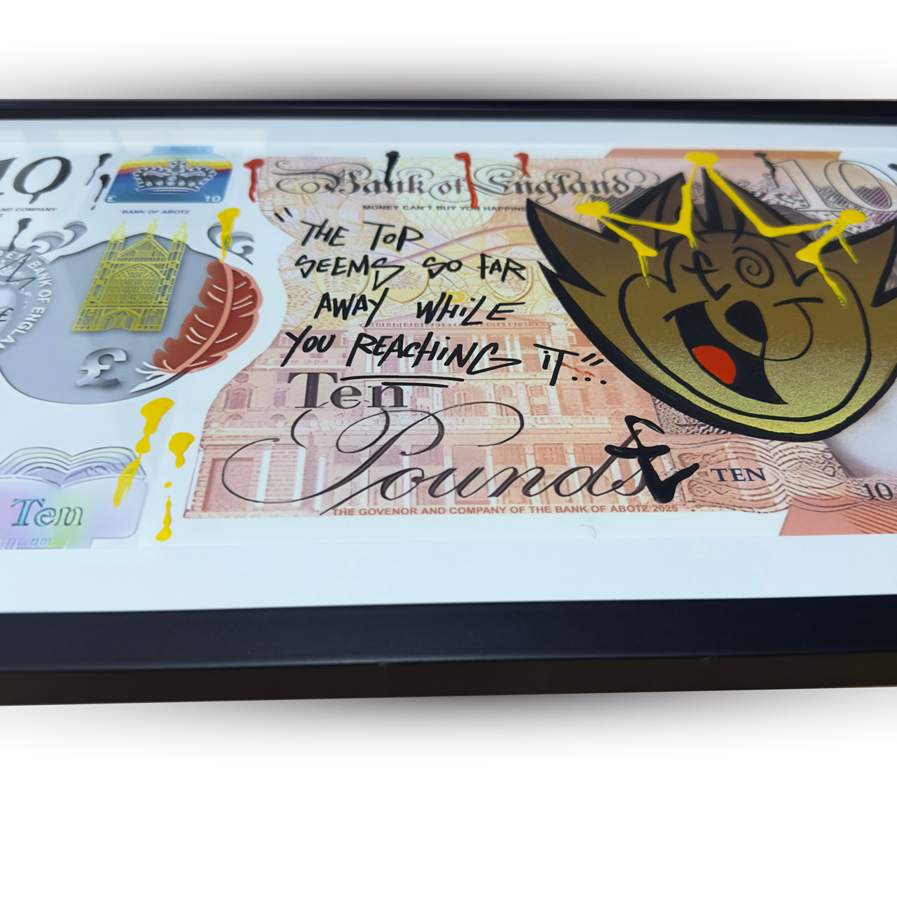 Abotz - £10 Lizzie Large - Original Artwork