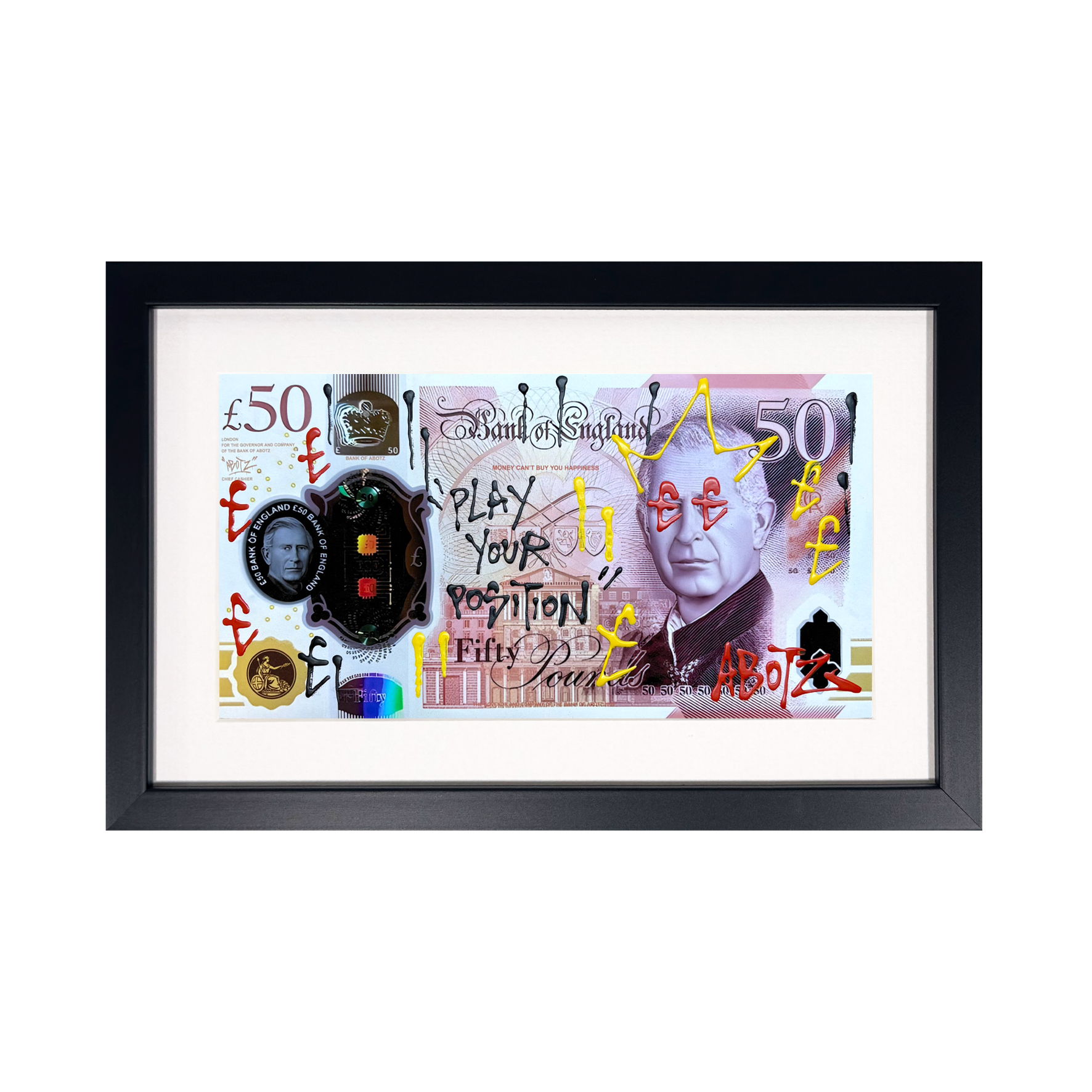Abotz - £50 Charles Small - Original Artwork