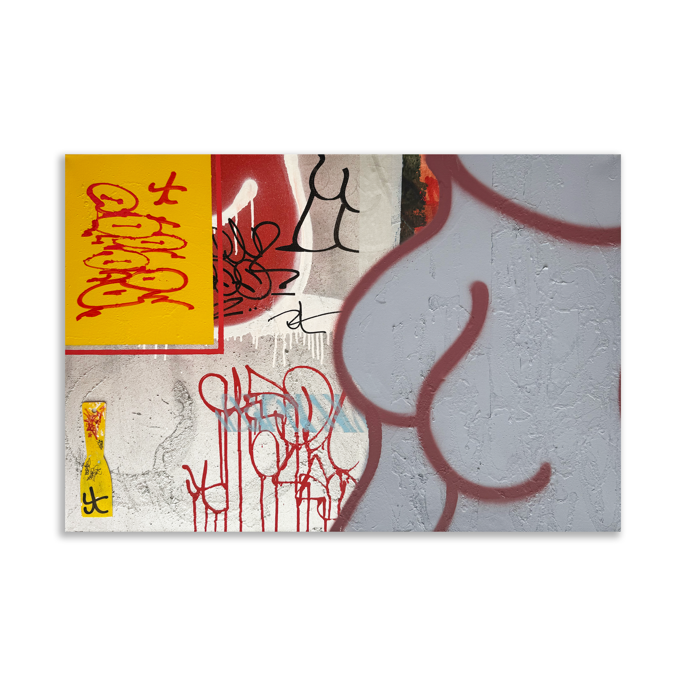 Cleon - Deconstruction Of A Wall Through The Butt Perspective - Original Artwork - Artwork at Camden Open Air Gallery