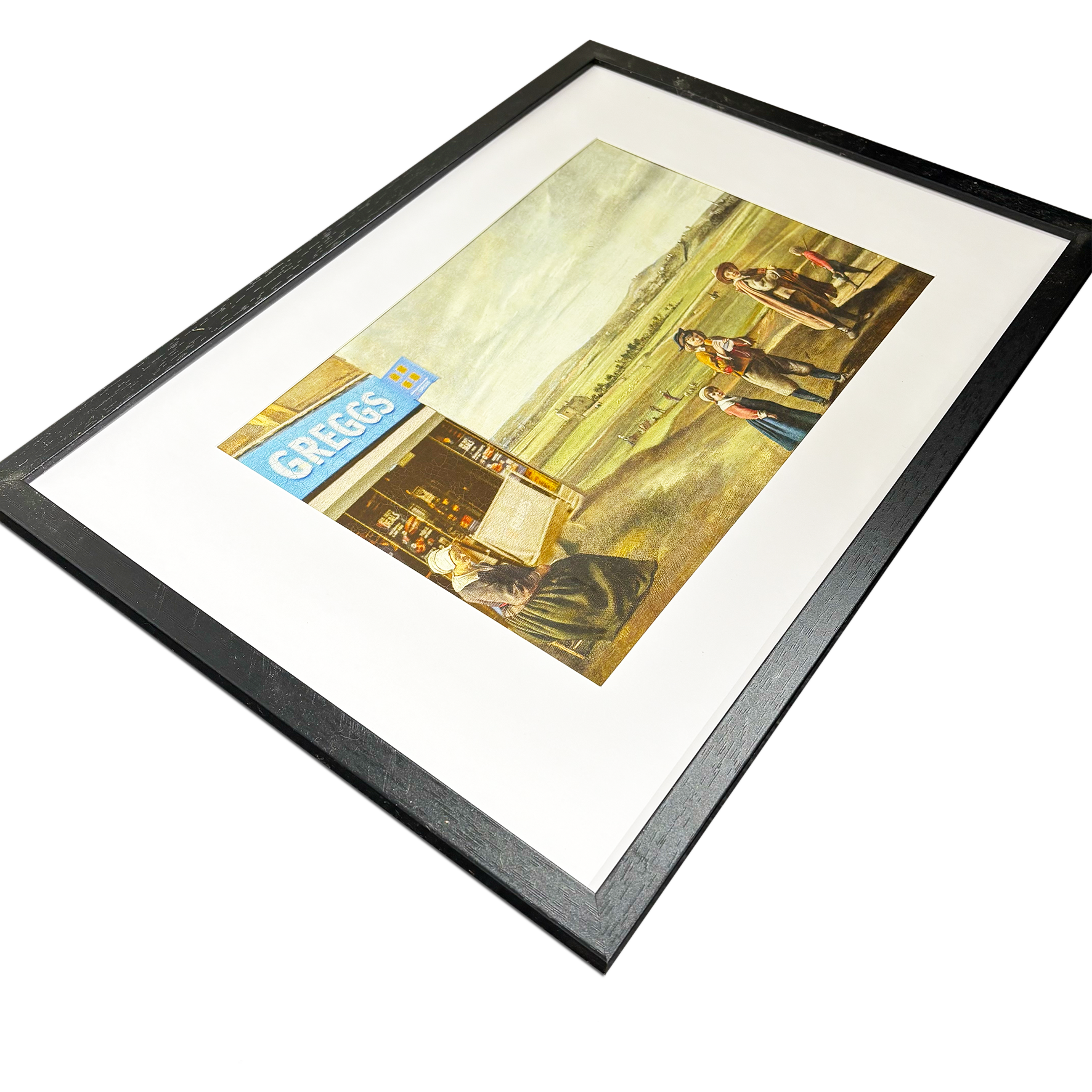 Contemporary digital print by Haus of Lucy combining classical and modern references