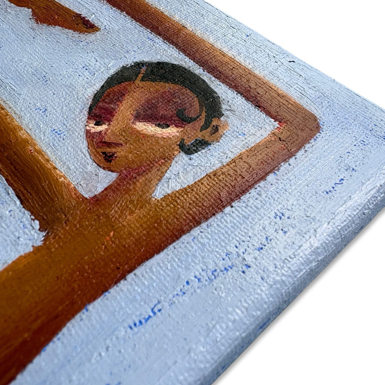 Close-up detail of Vivarium XIII original painting by Brofoz
