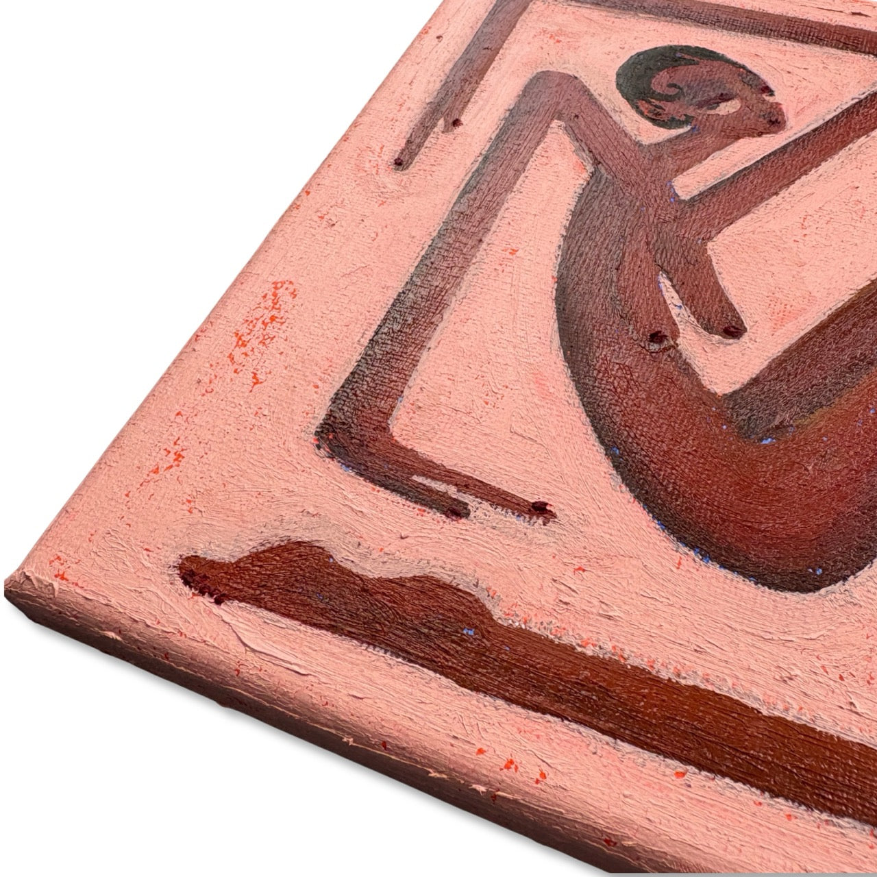 Close-up detail of Vivarium XVII original painting by Brofoz
