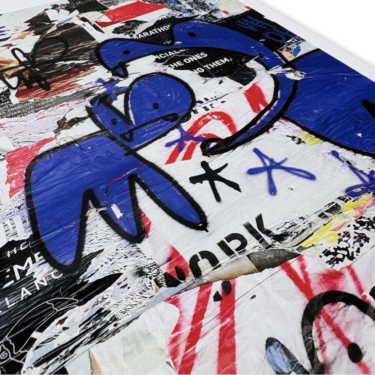 Full view of Pure Evil London Mute Bunny limited edition giclee print Camden Open Air Gallery