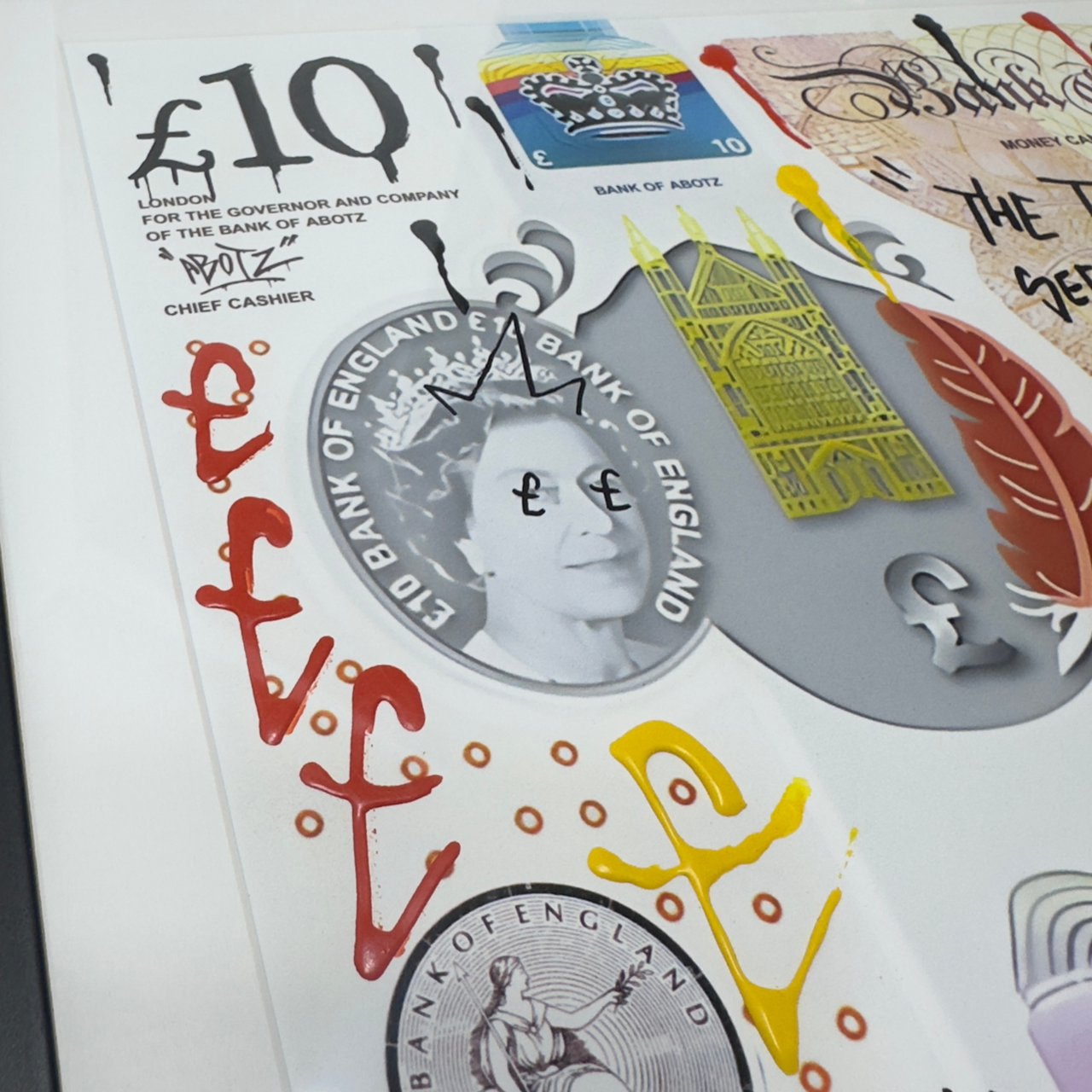 Abotz - £10 Lizzie Large - Original Artwork