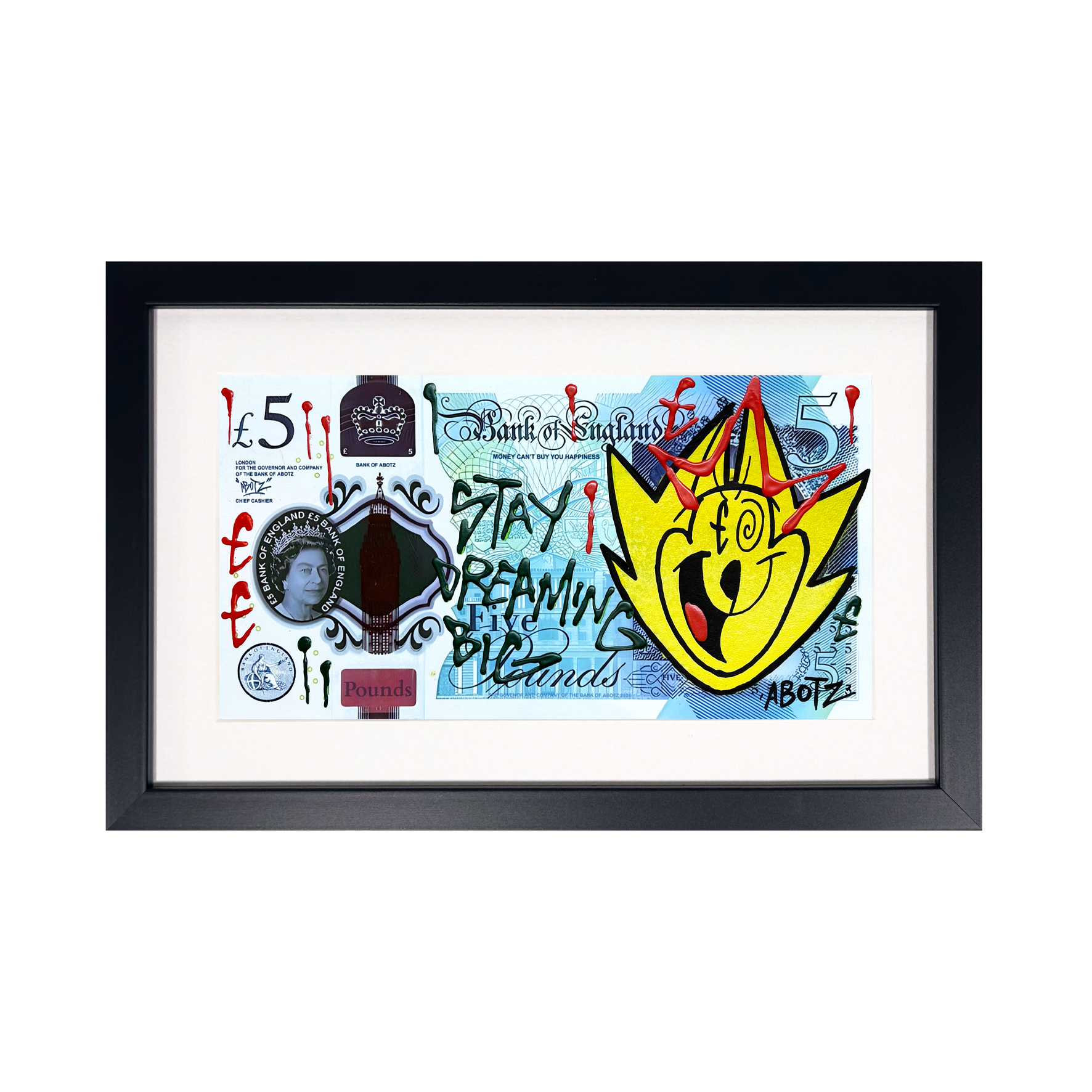 Abotz - £5 Lizzie Small - Original Artwork