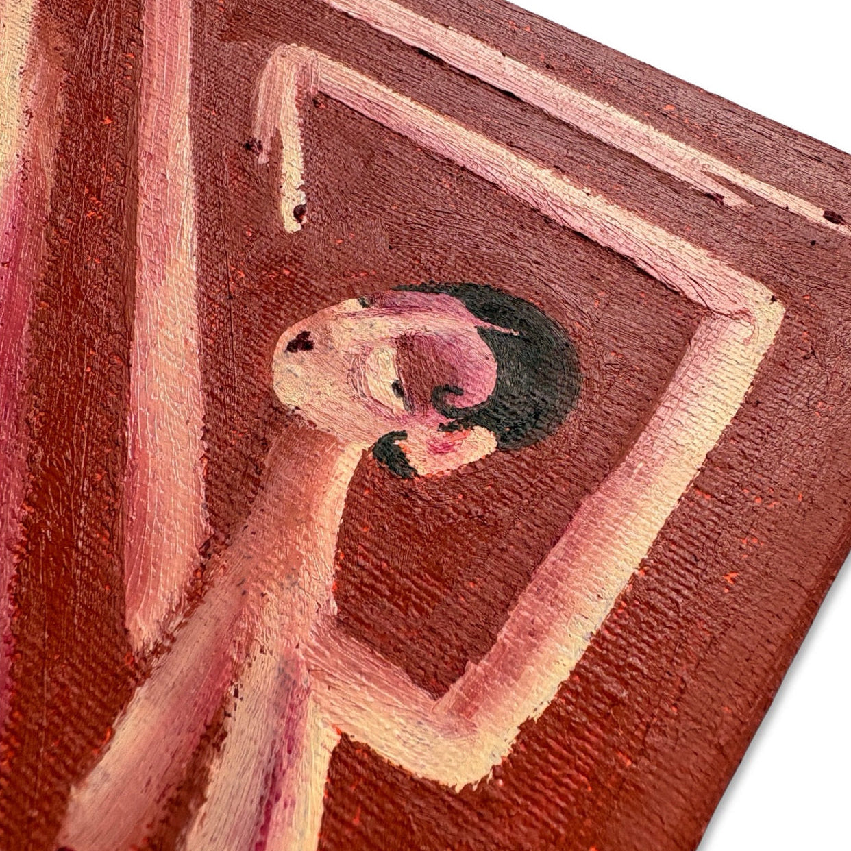 Brofoz Vivarium IX original acrylic and oil on canvas 20x20cm 2026
