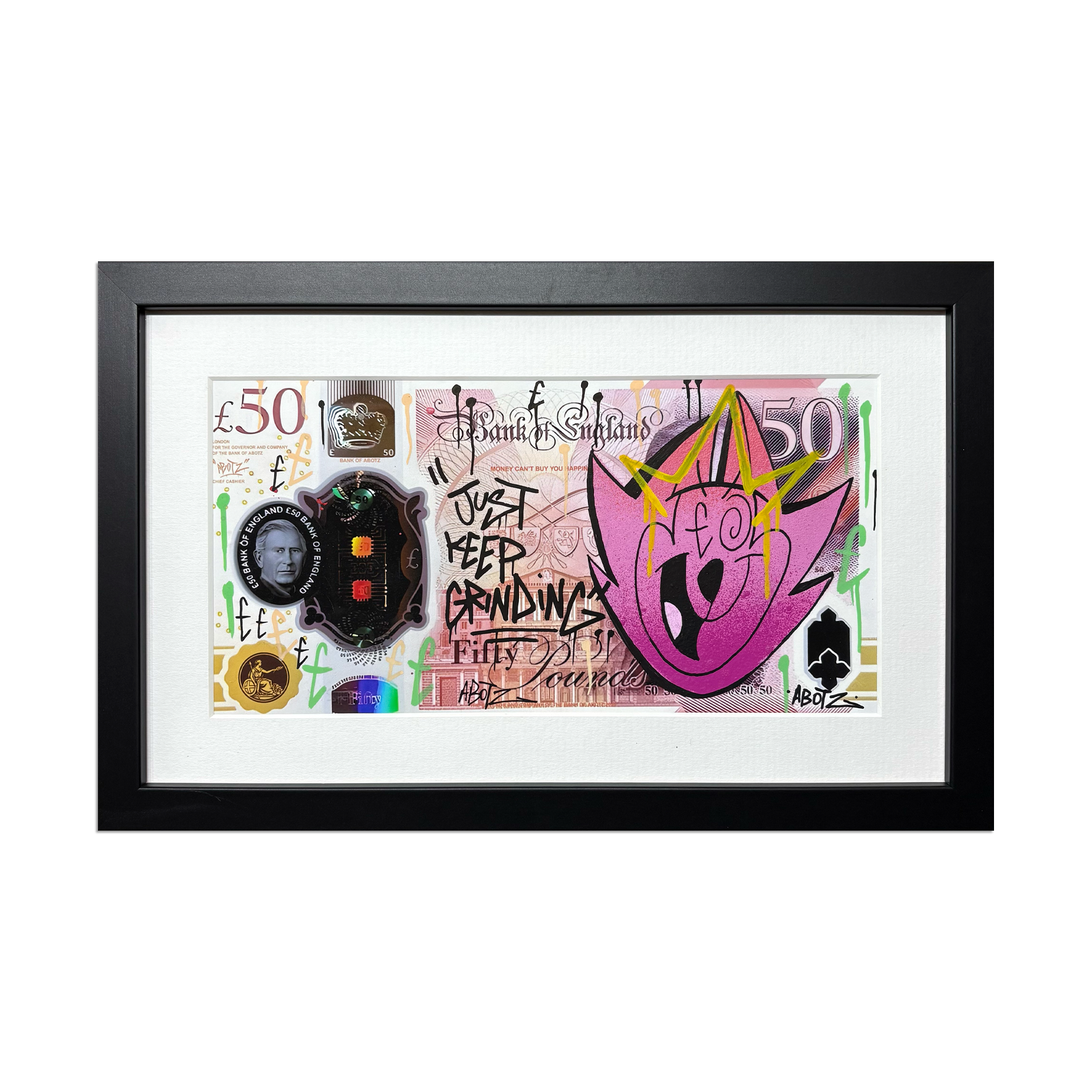 Abotz - £50 Charles Small - Original Artwork