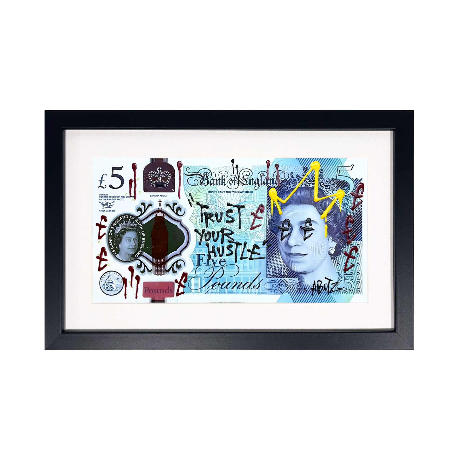 Abotz - £5 Lizzie Small - Original Artwork