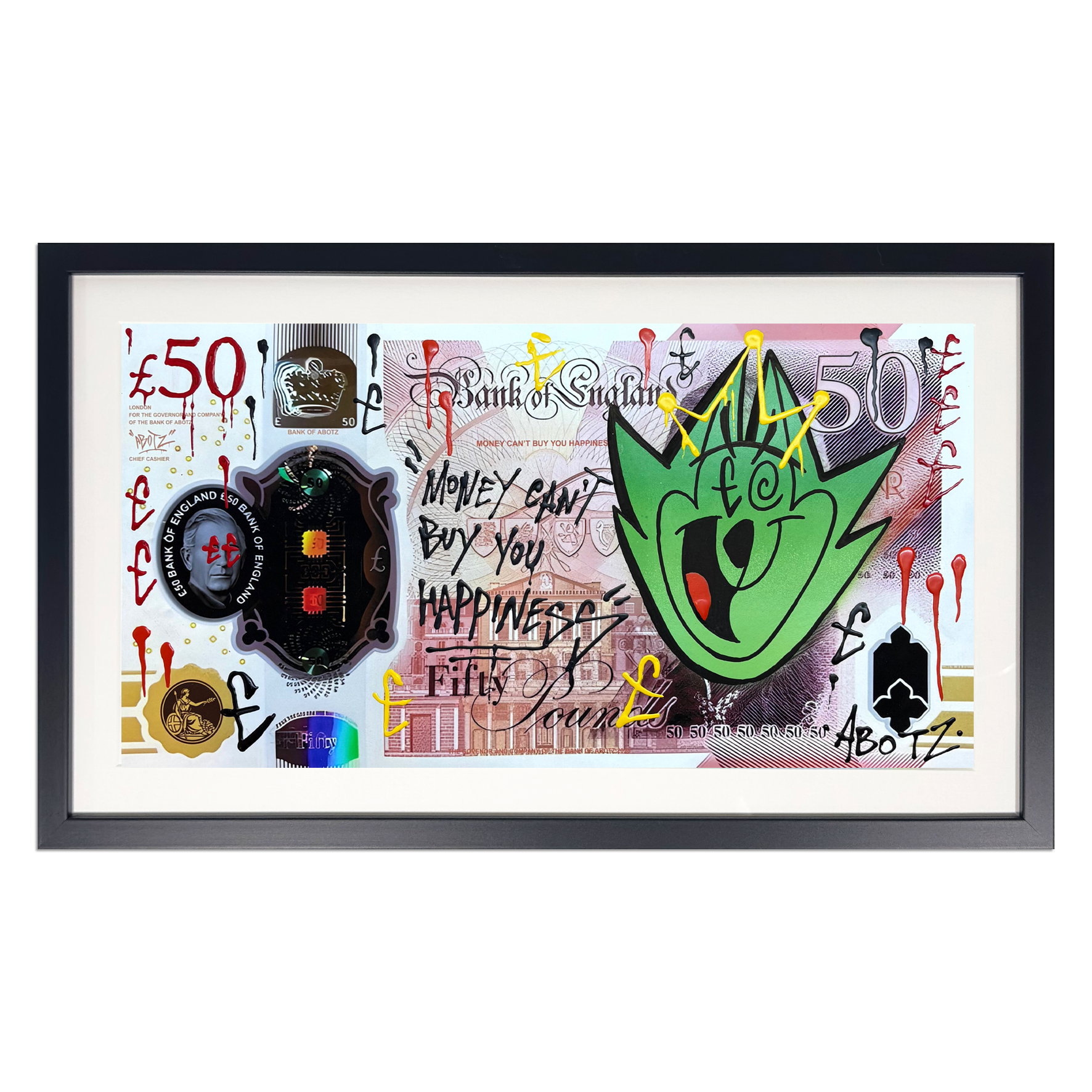 Abotz - £50 Charles Large - Original Artwork