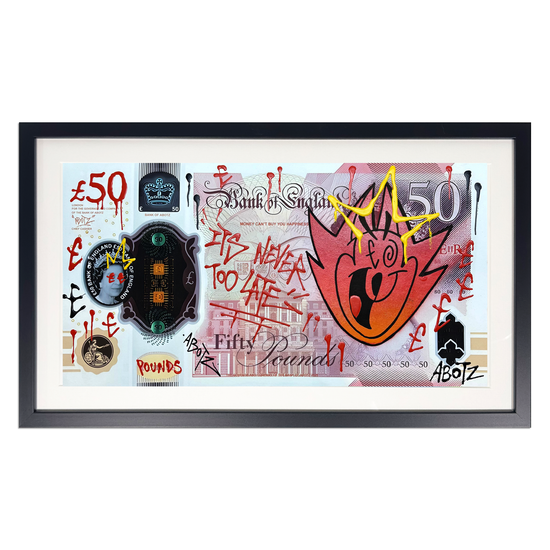 Abotz - £50 Lizzie Large - Original Artwork
