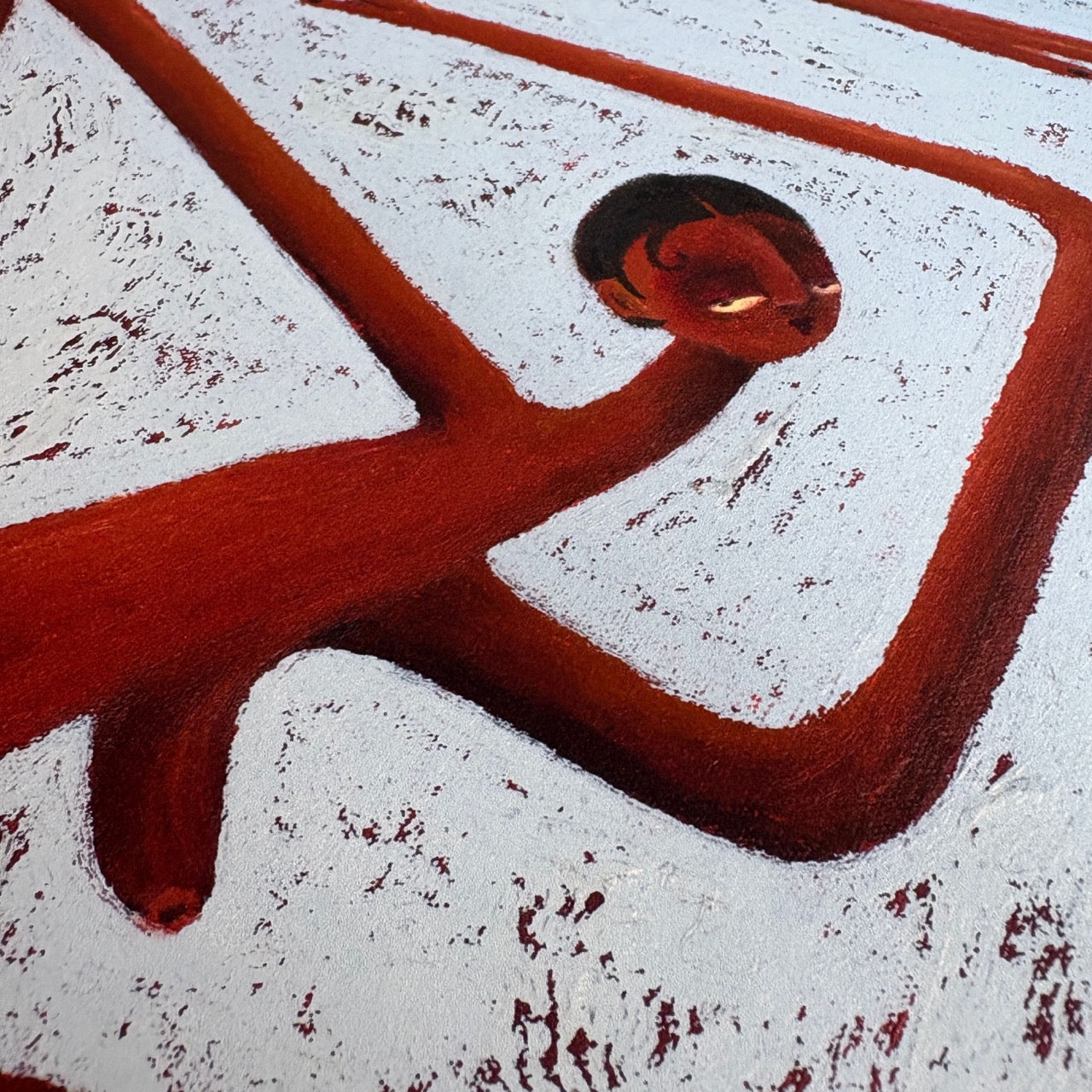 Close-up detail of Vivarium V print by Brofoz