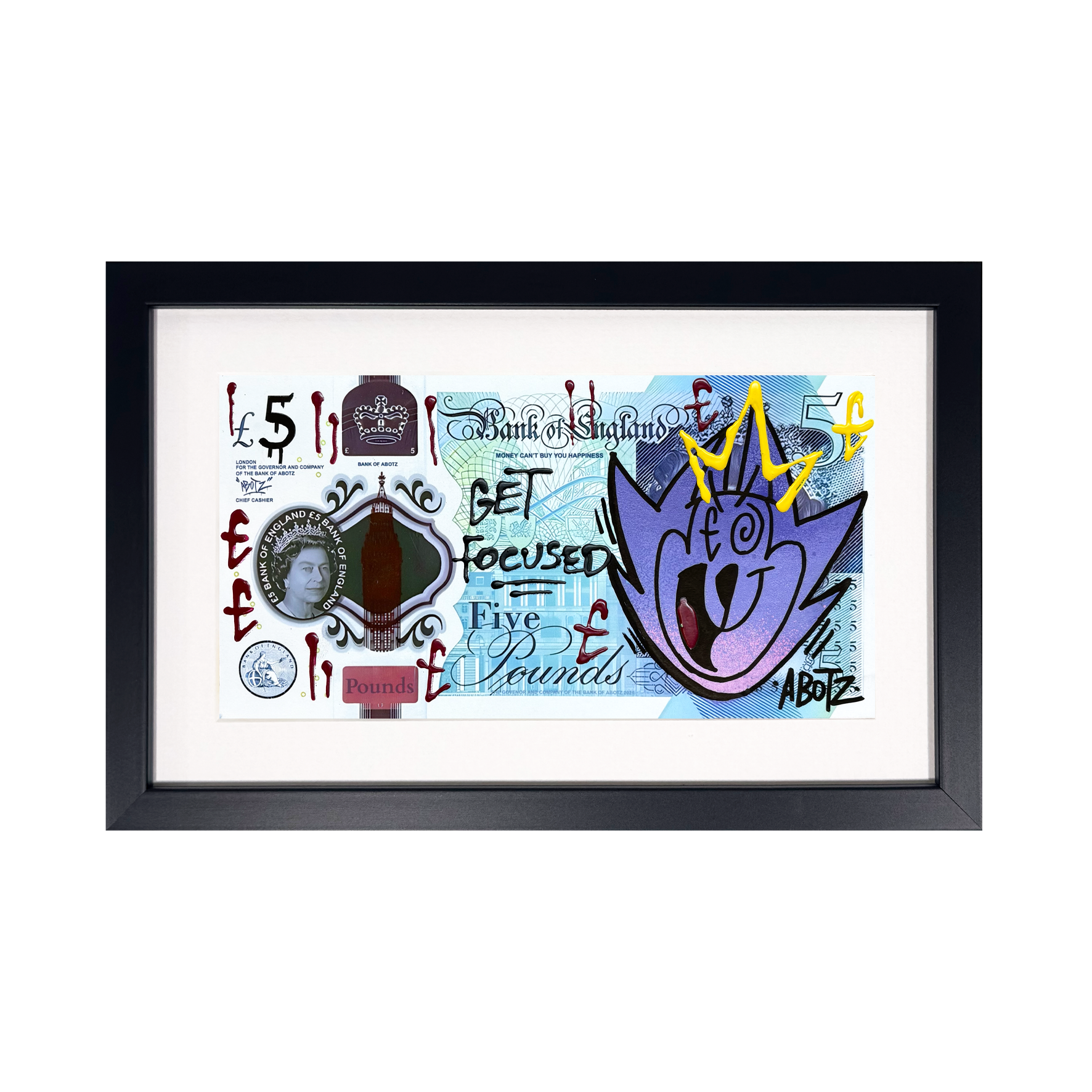 Abotz - £5 Lizzie Small - Original Artwork
