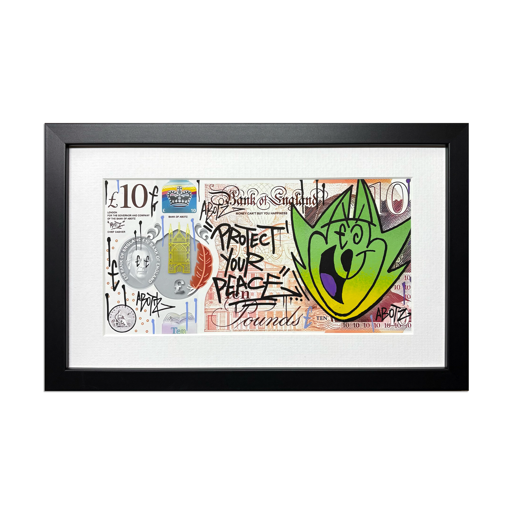 Abotz - £10 Charles Small - Original Artwork