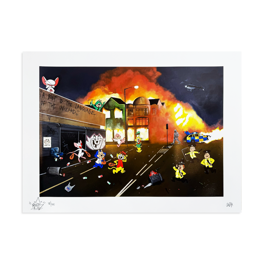 Abotz - The London Riots - Limited Edition Print