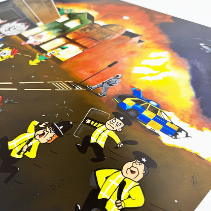Abotz - The London Riots - Limited Edition Print