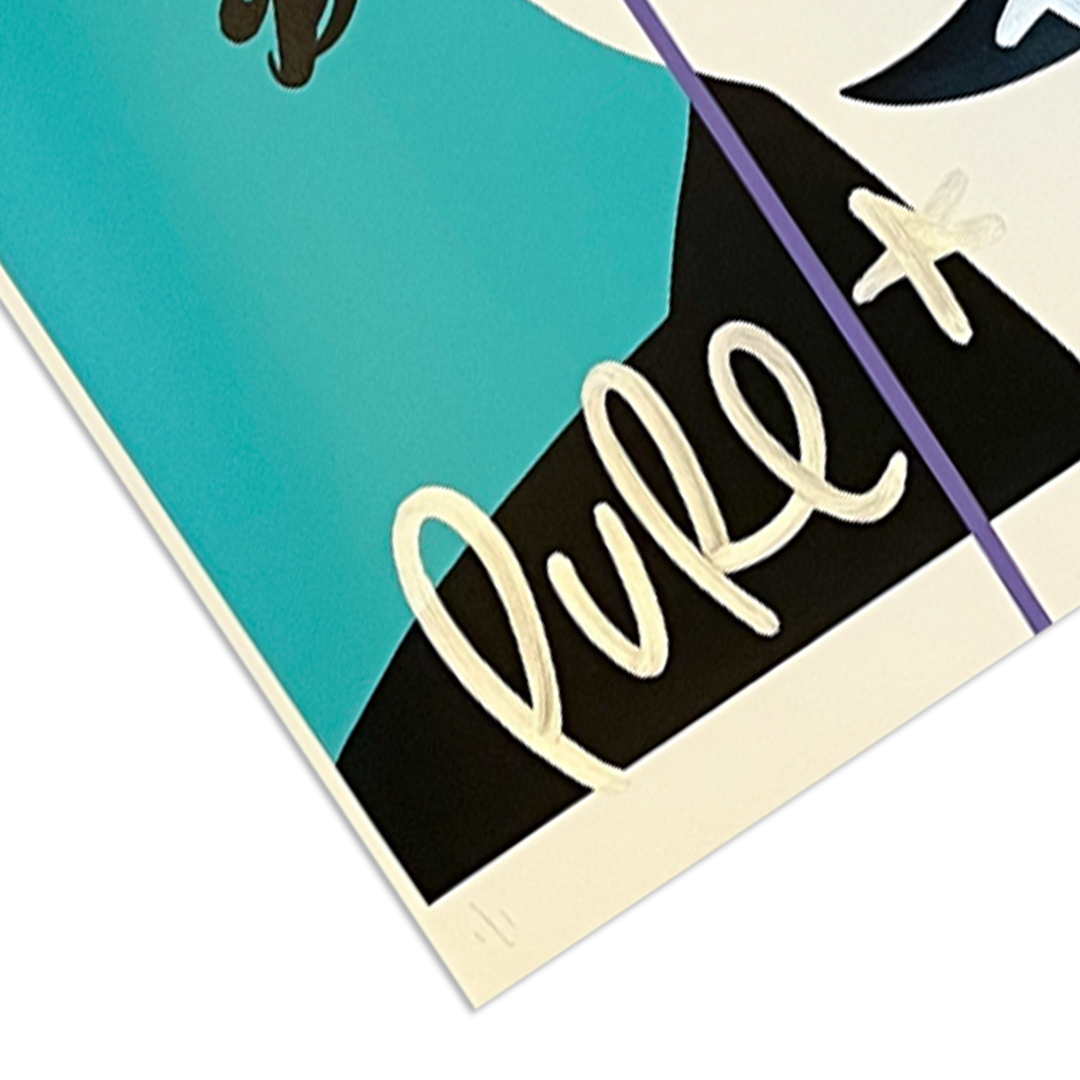 Pure Evil - Amy Winehouse, Turquoise Tears - Original Artwork