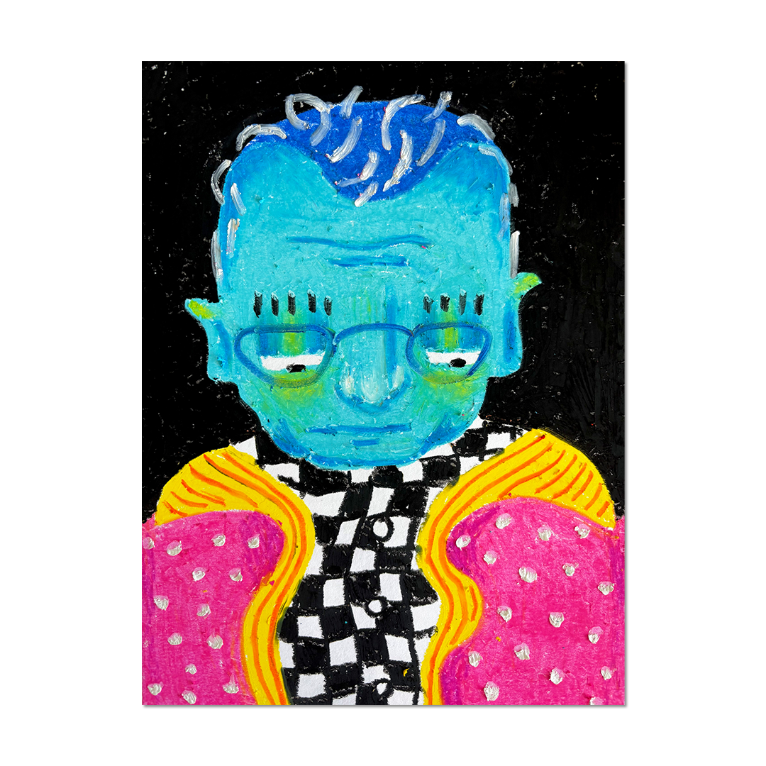 Detail of Antonio artwork by Brofoz, Camden Open Air Gallery