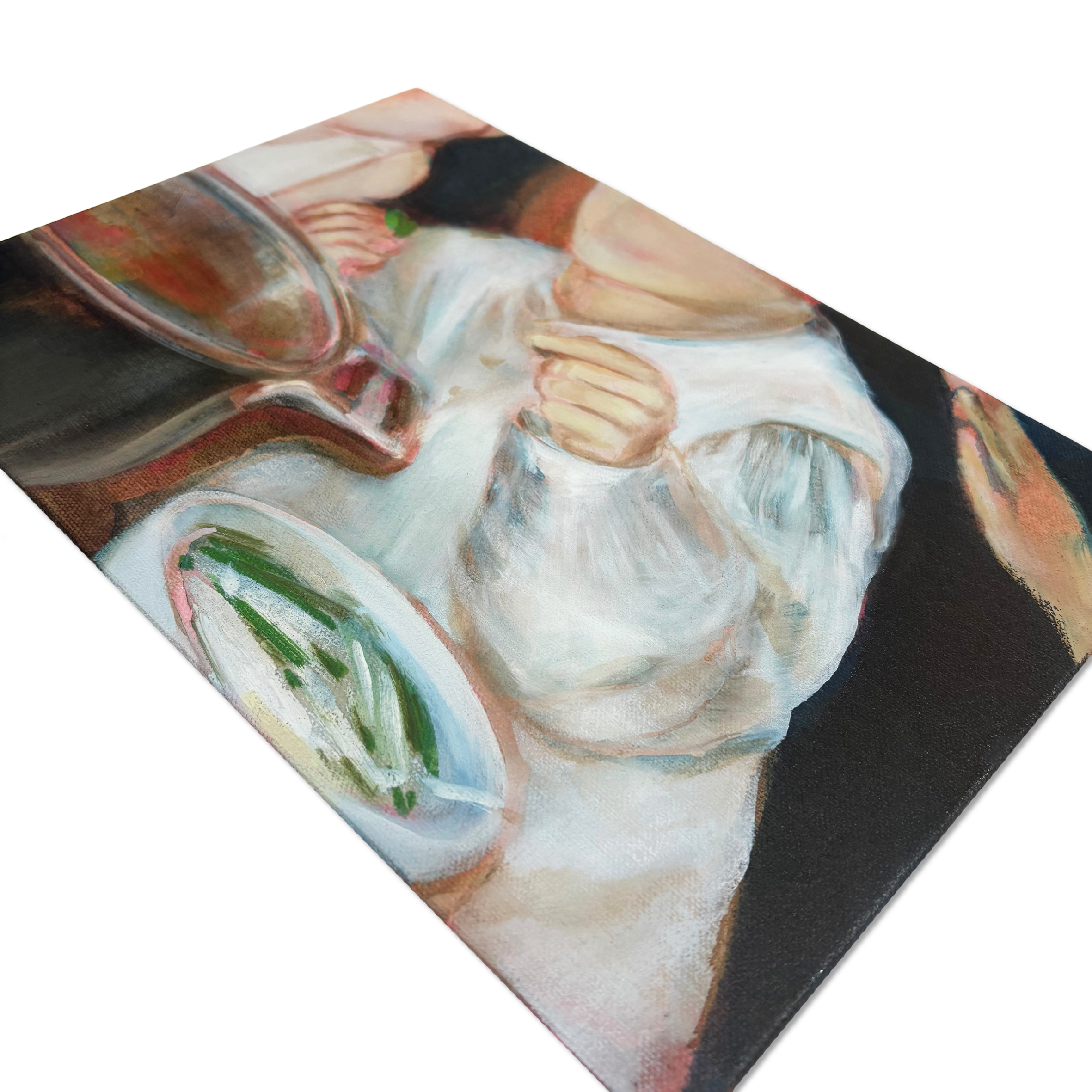 Contemporary mixed-media artwork “Aromatics” by Sophia Rosenthal at Camden Open Air Gallery