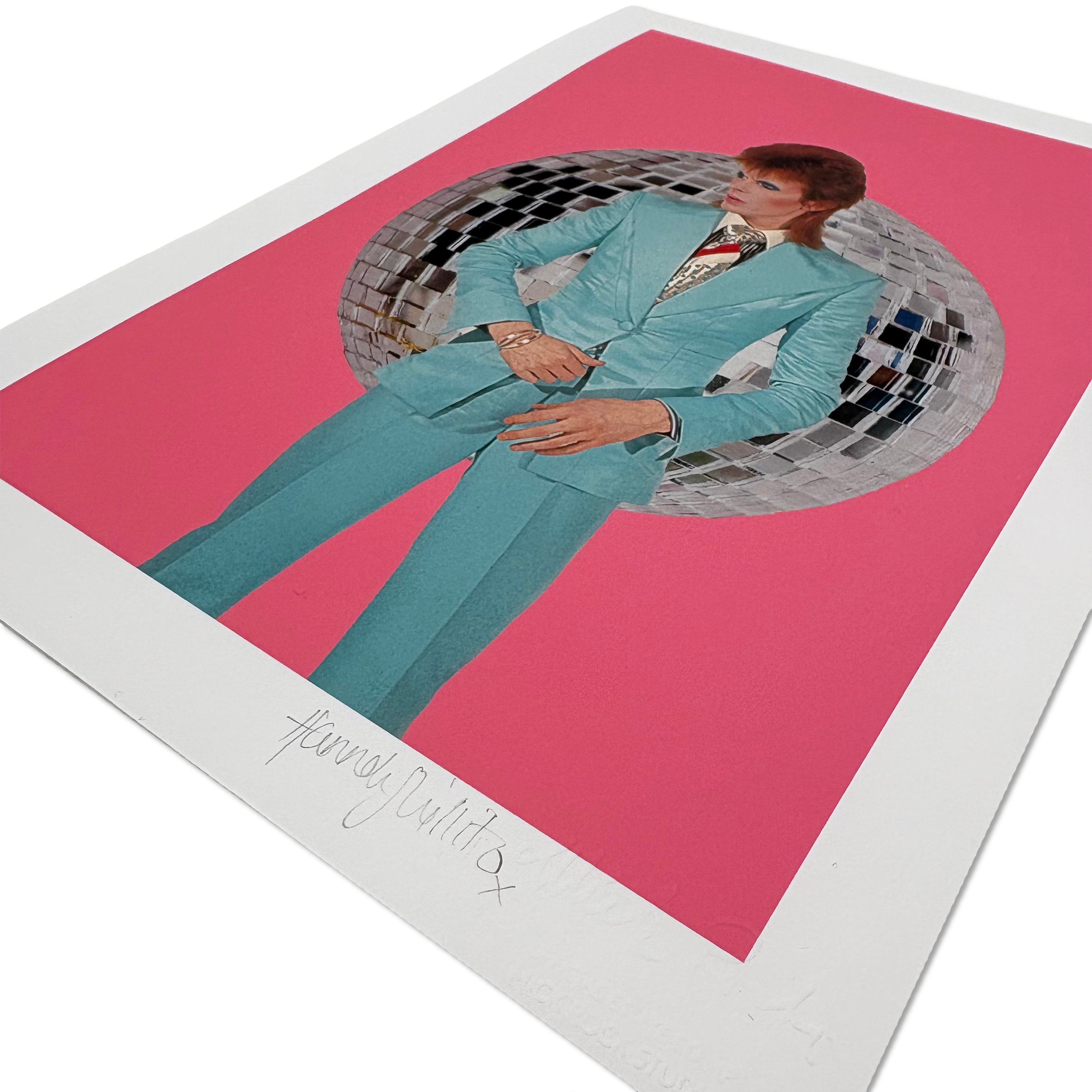 Contemporary Bowie-inspired artwork by Hannah Shillito and Mick Rock