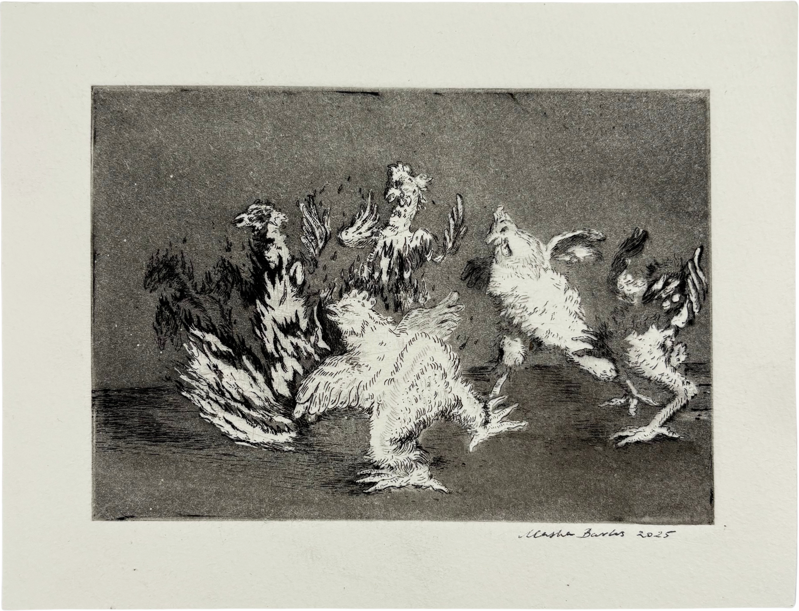 Masha Barks - Chicken Run - Original Artworks