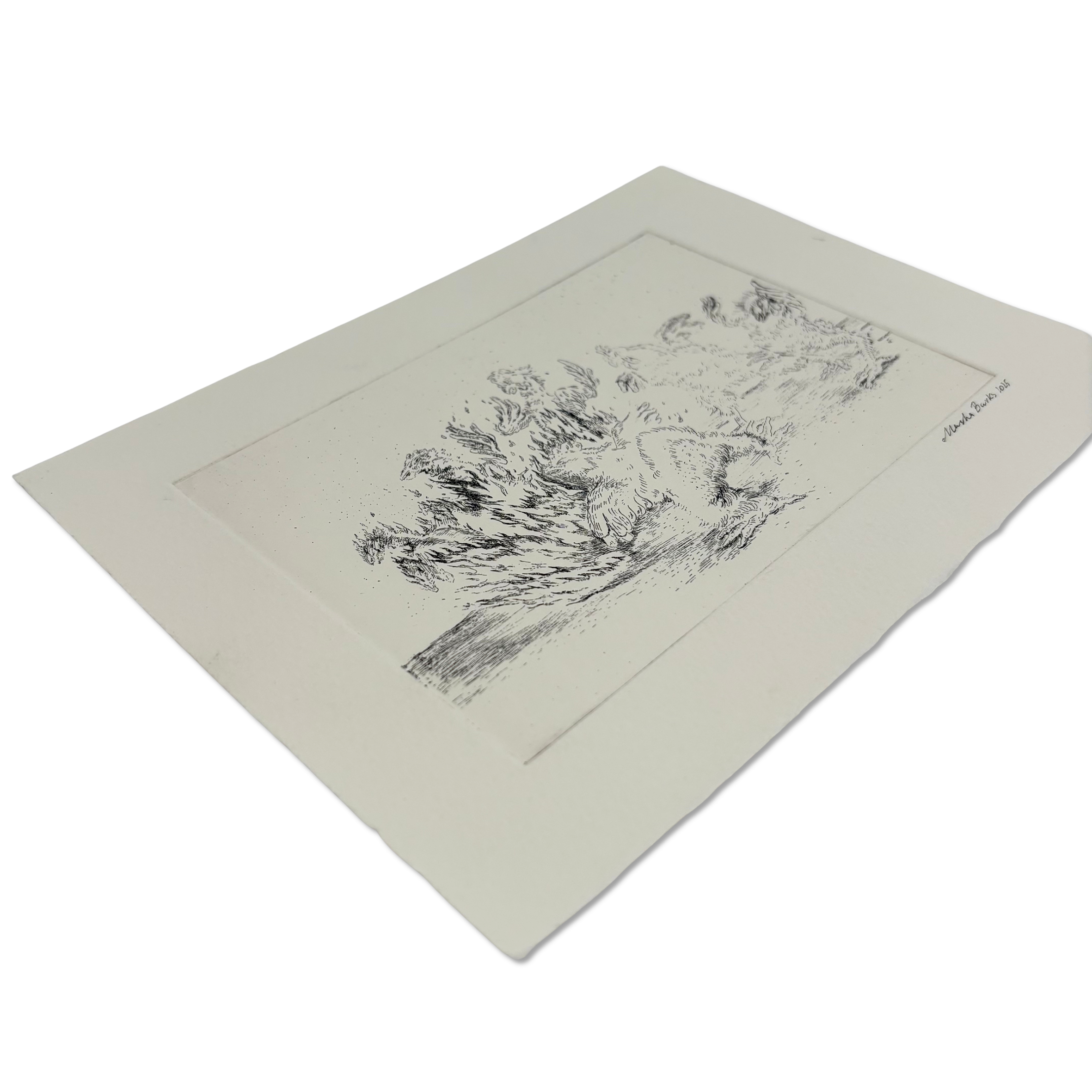 Signed original etching by Masha Barks – edition 1 of 1