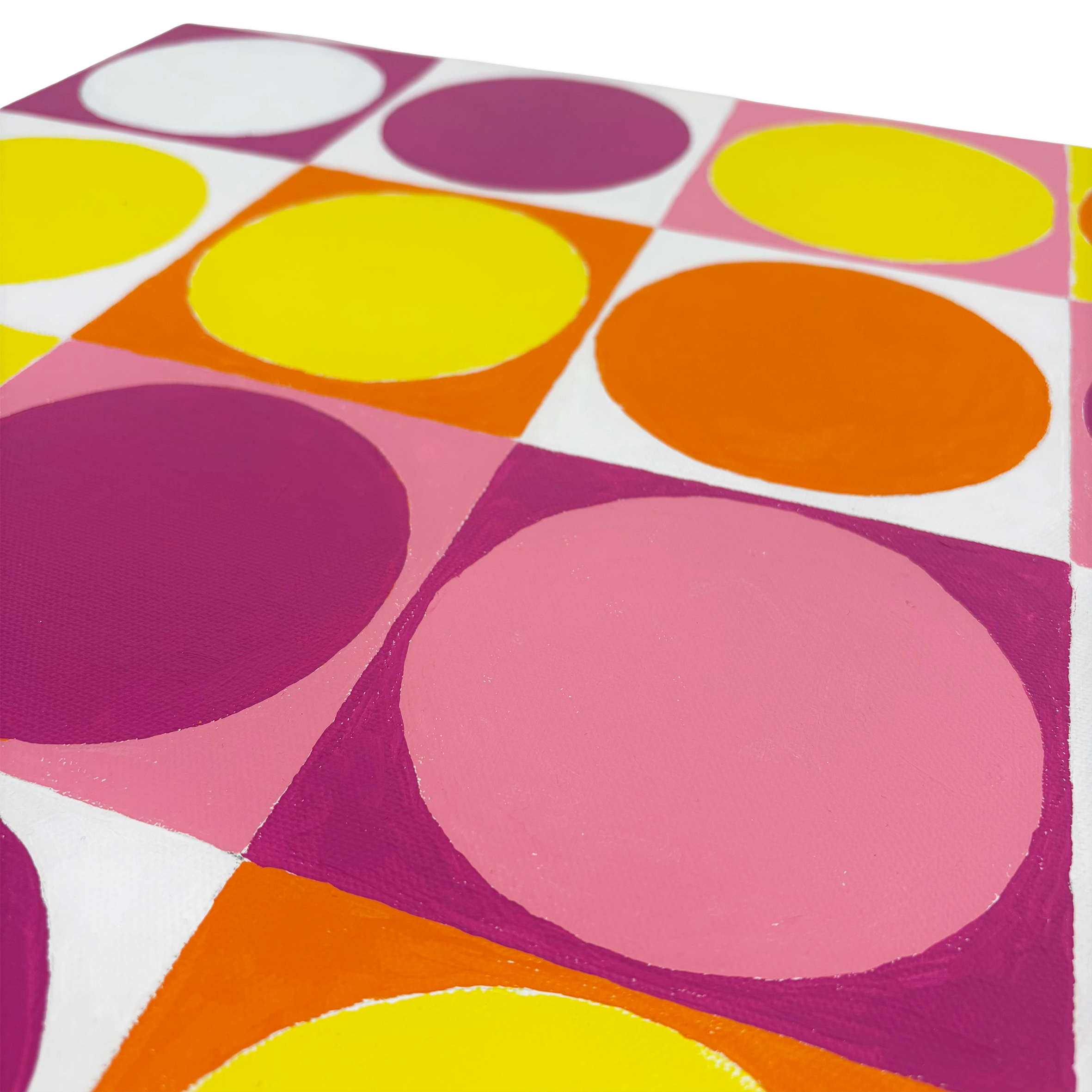 Contemporary acrylic artwork Circle of Life 2 at Camden Open Air Gallery