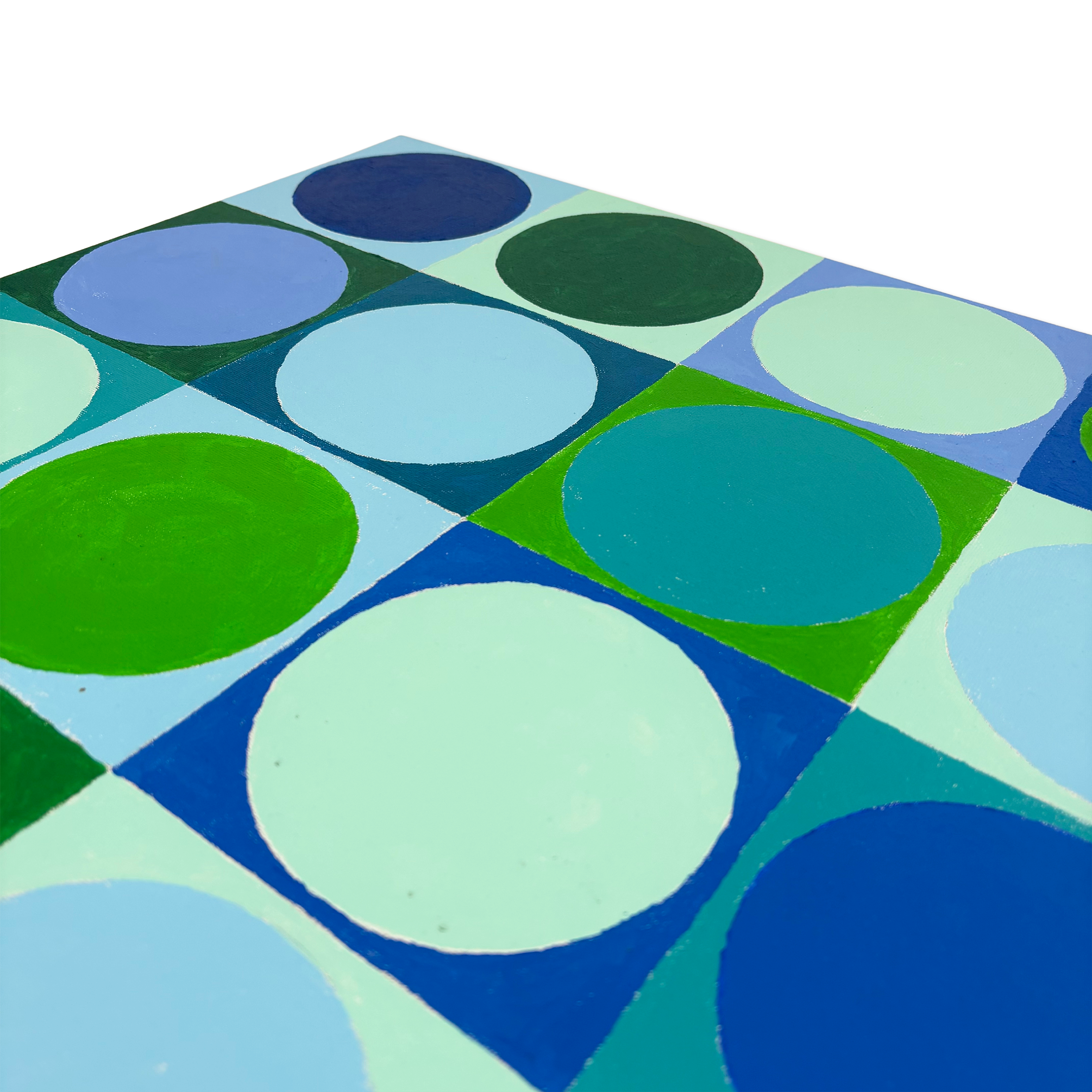 Detail of texture and color in Circle of Life 3 by Belinda Nathan