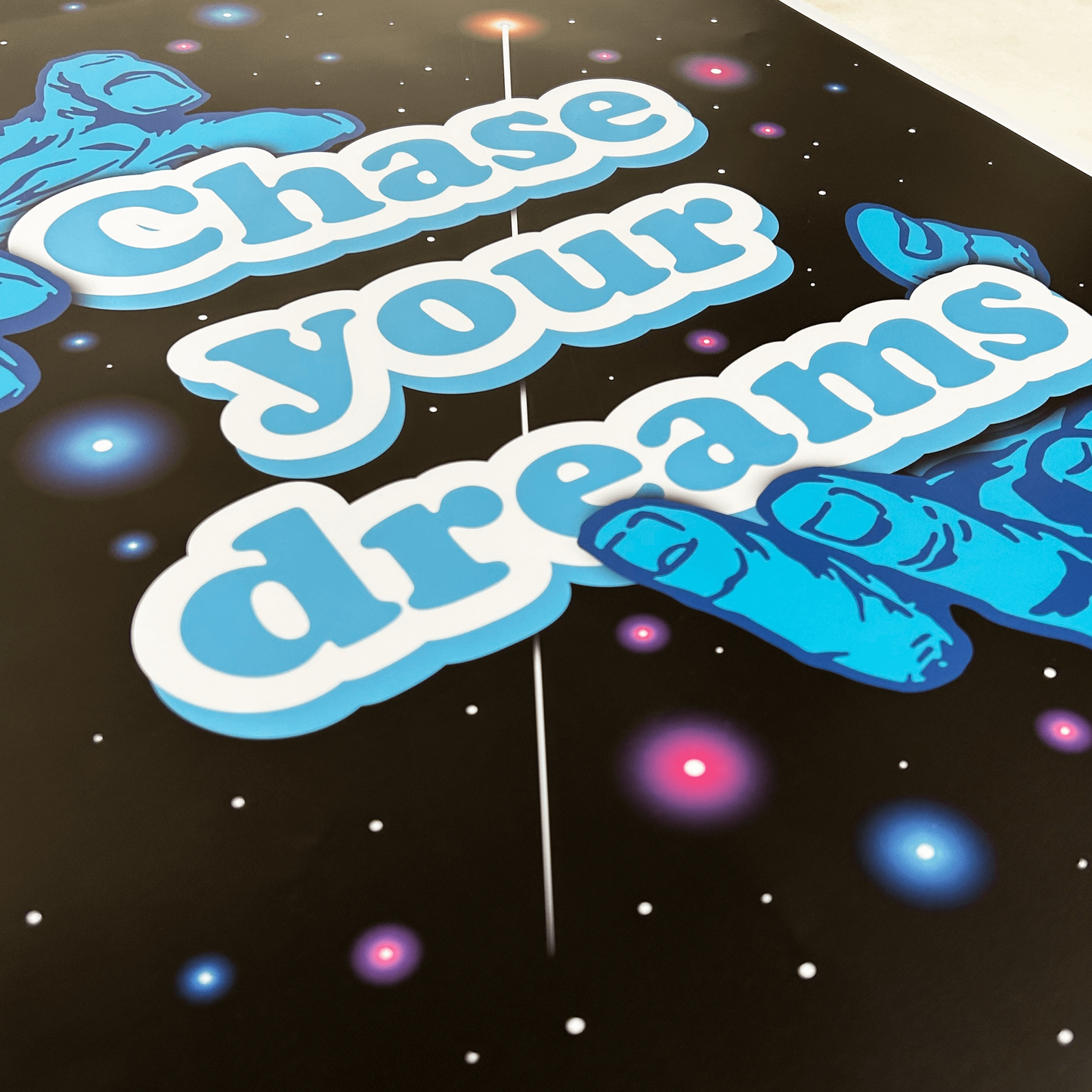 Miguel H. Cuar - Chase Your Dreams - Digital Print