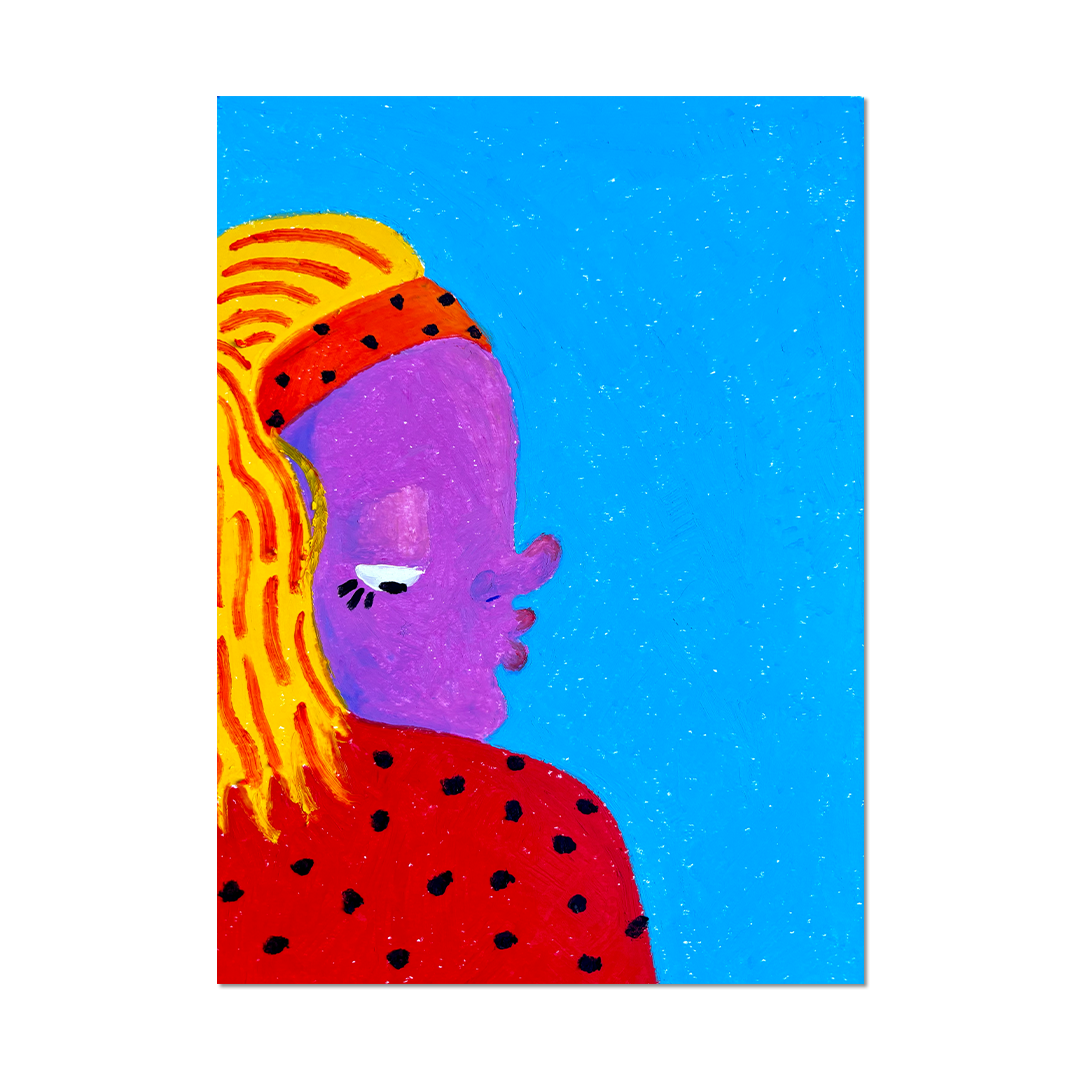 Detail of Courtney artwork by Brofoz, Camden Open Air Gallery