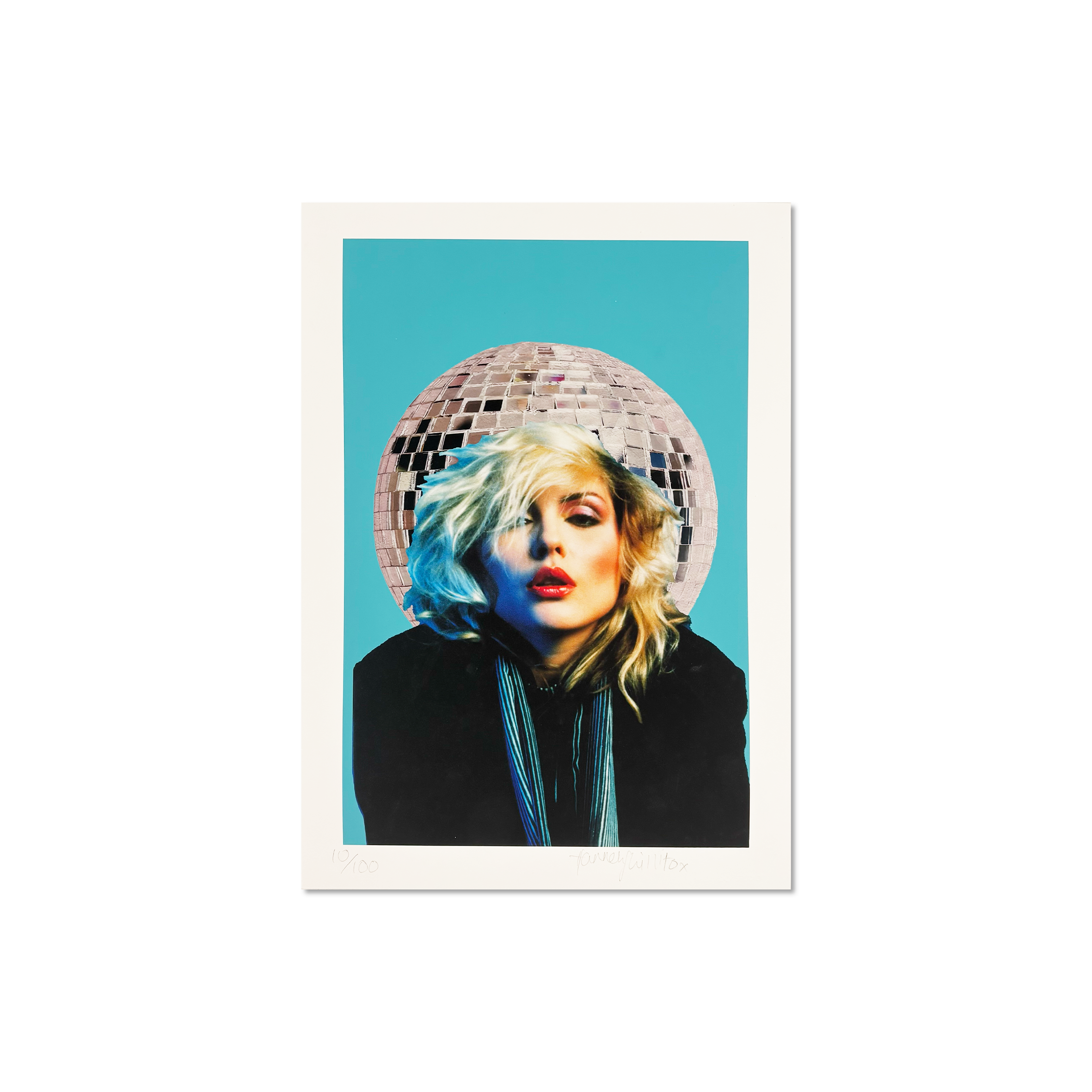 Blondie Rock Mini – limited edition giclée print by Hannah Shillito x Mick Rock, 2025
