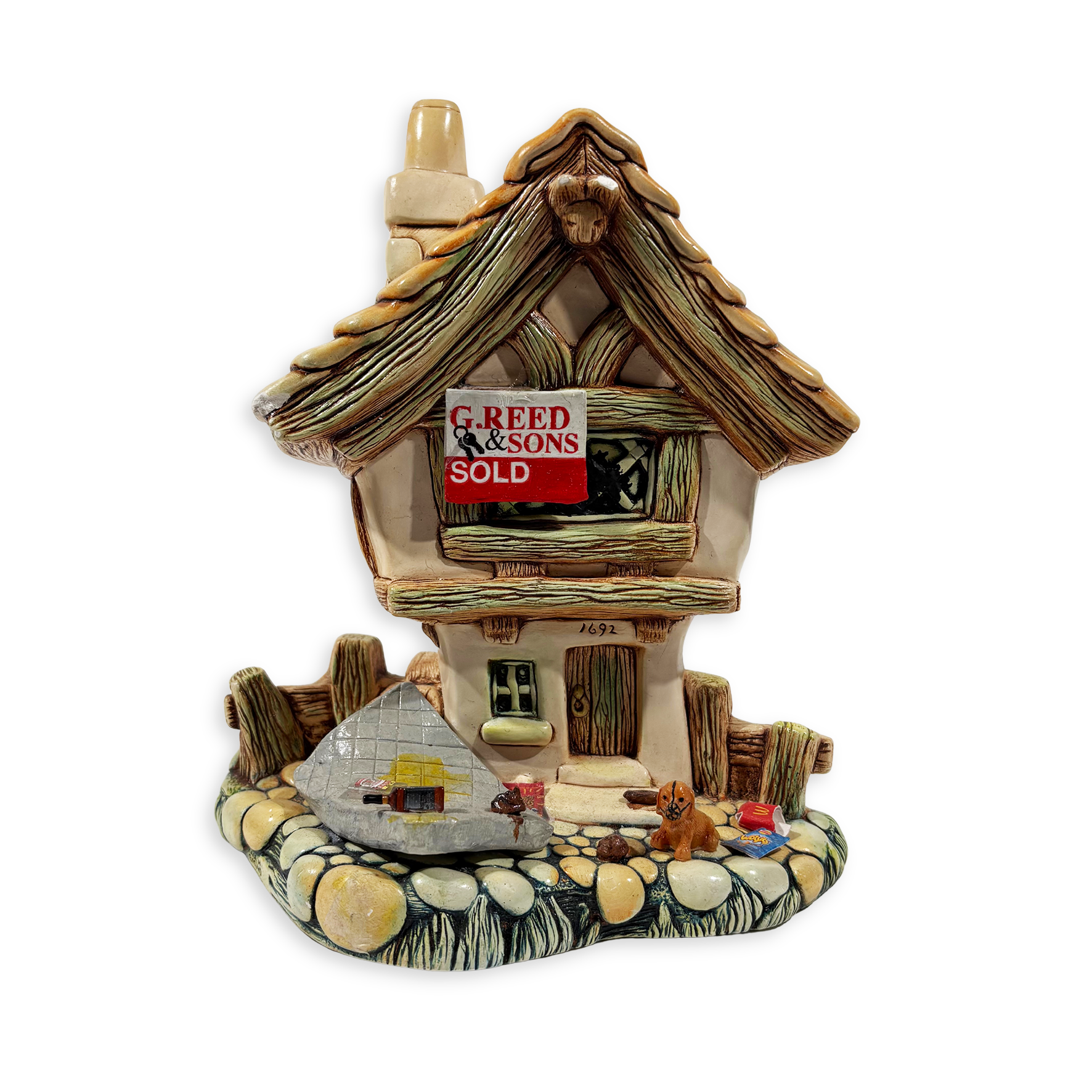 Haus Of Lucy - Tumbledown Cottage - Original Artwork