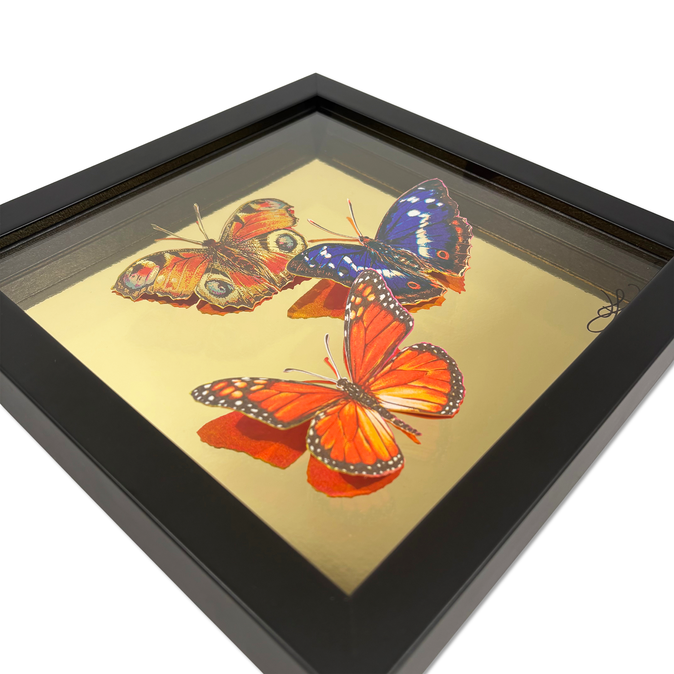 Original 2023 artwork by Kath Leone featuring layered cut paper and vibrant colour.