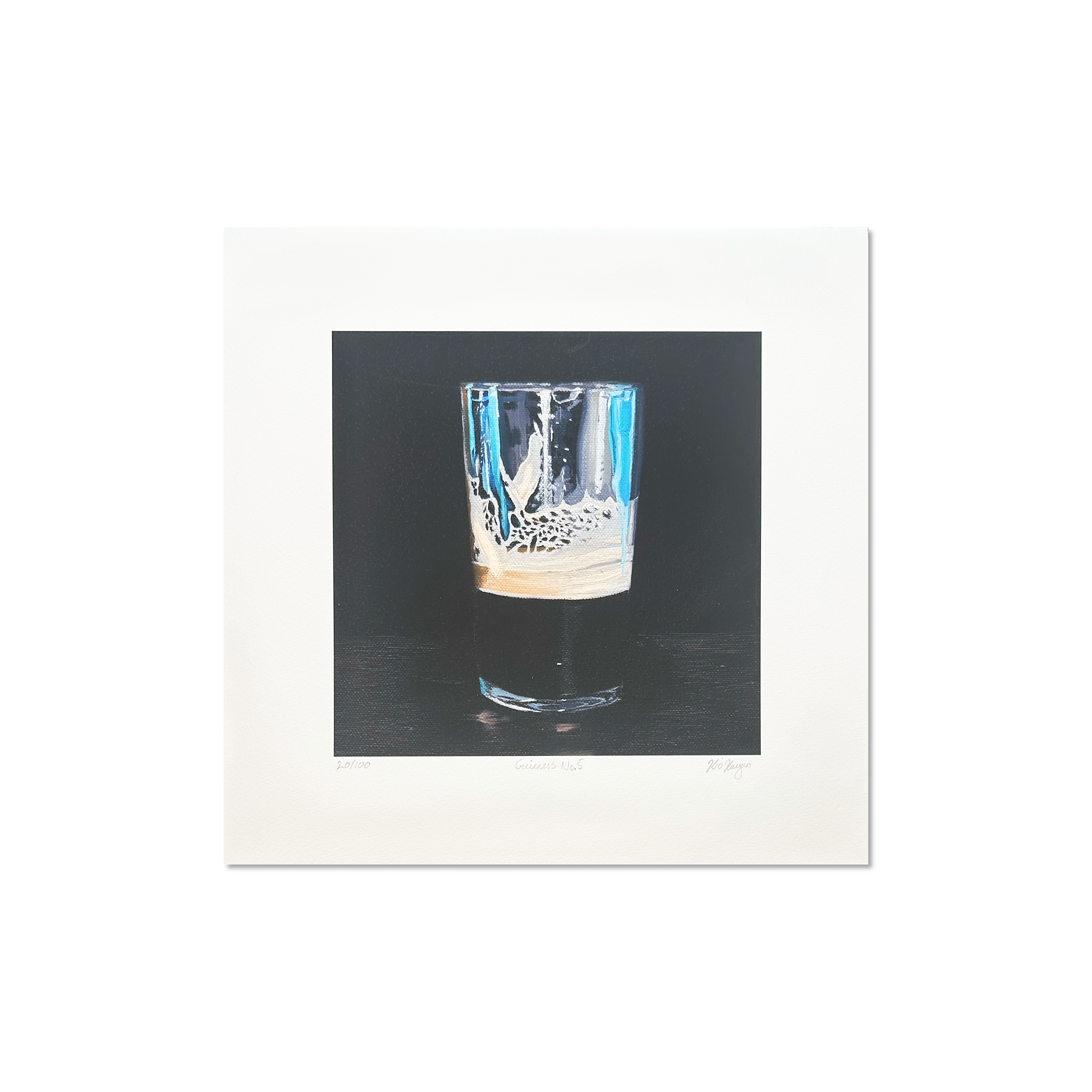 Hannah O’Hagan signed giclée print Guinness No.5 full view