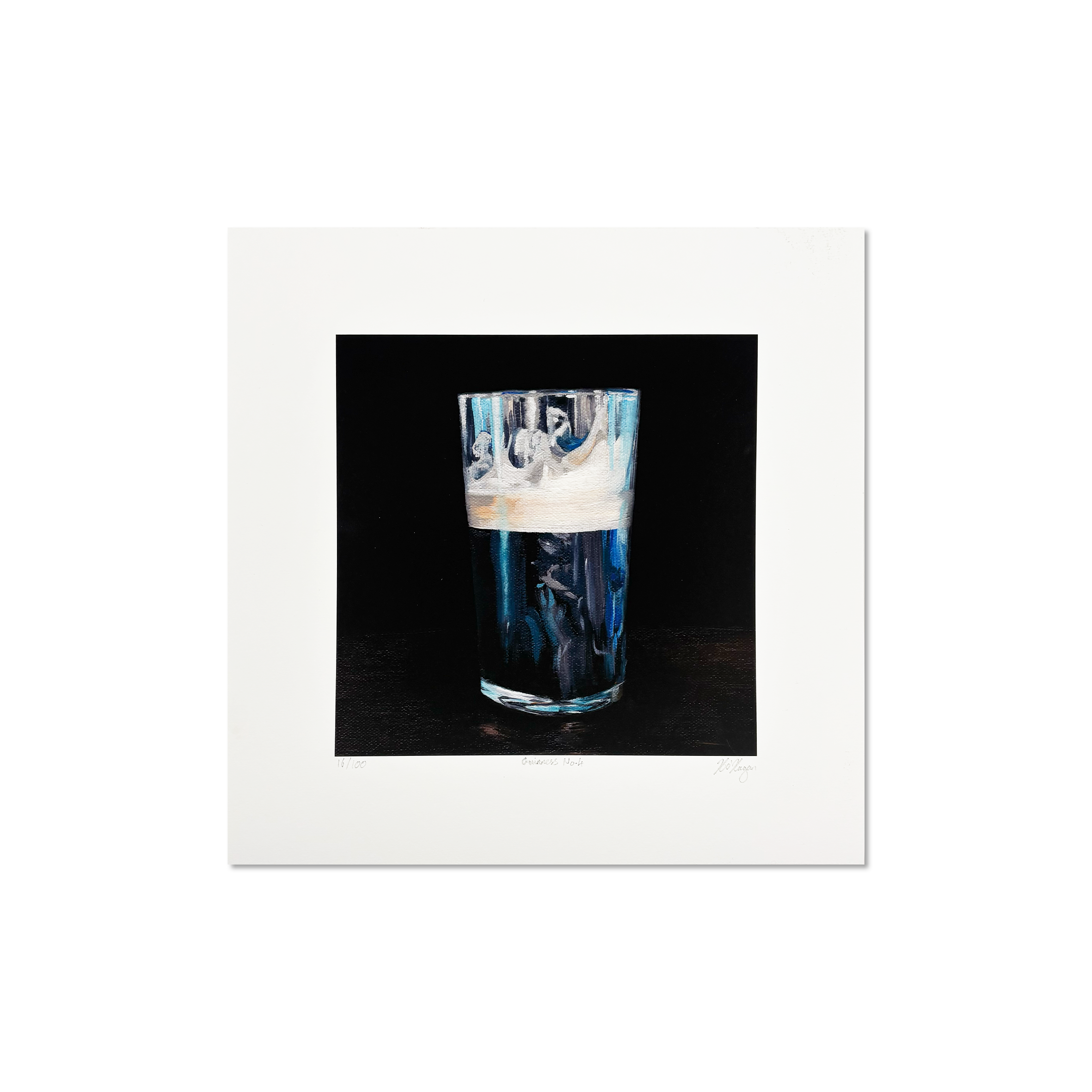 Hannah O’Hagan limited edition giclée print Guinness No.4 full view
