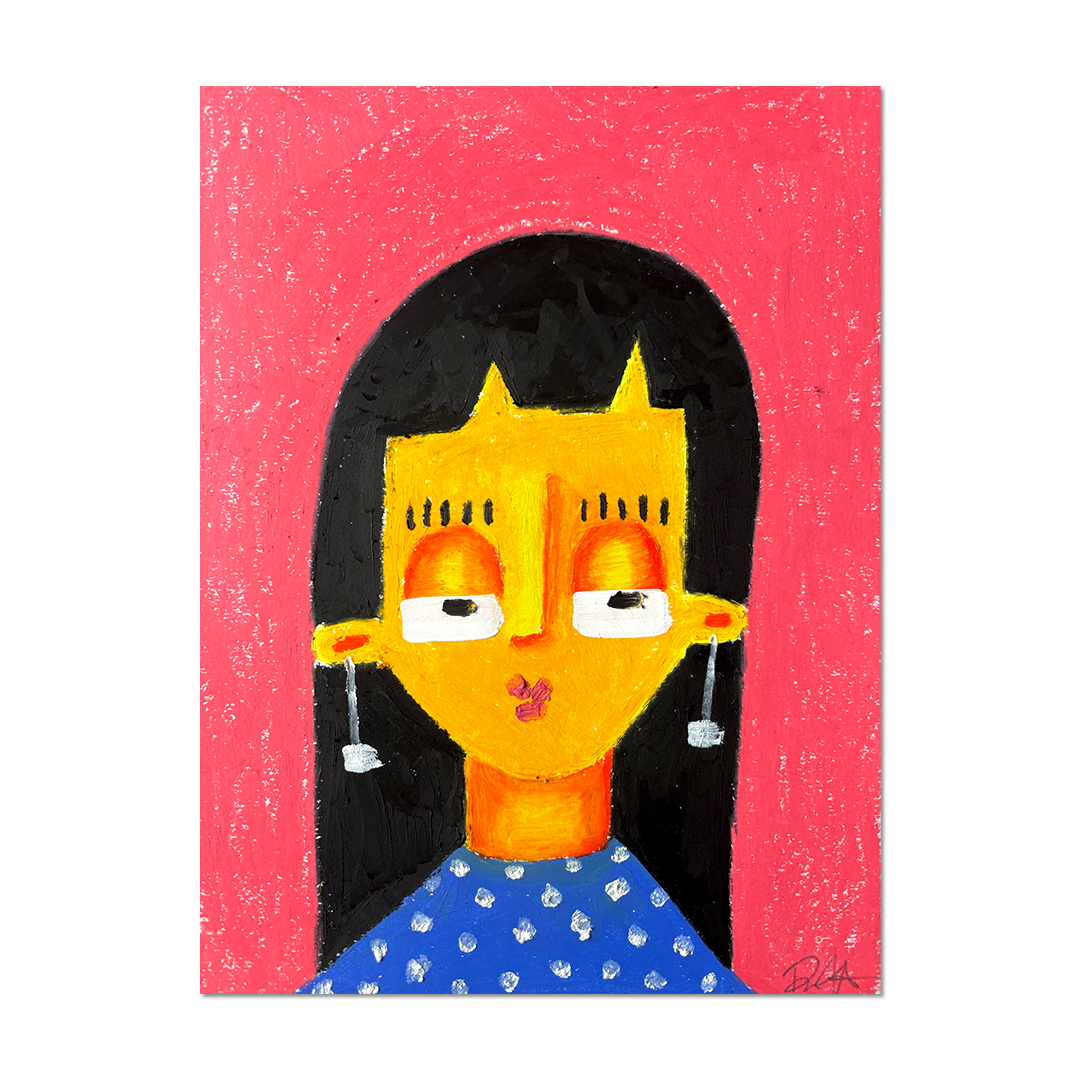 Brofoz Jane Original Artwork – oil pastel on paper