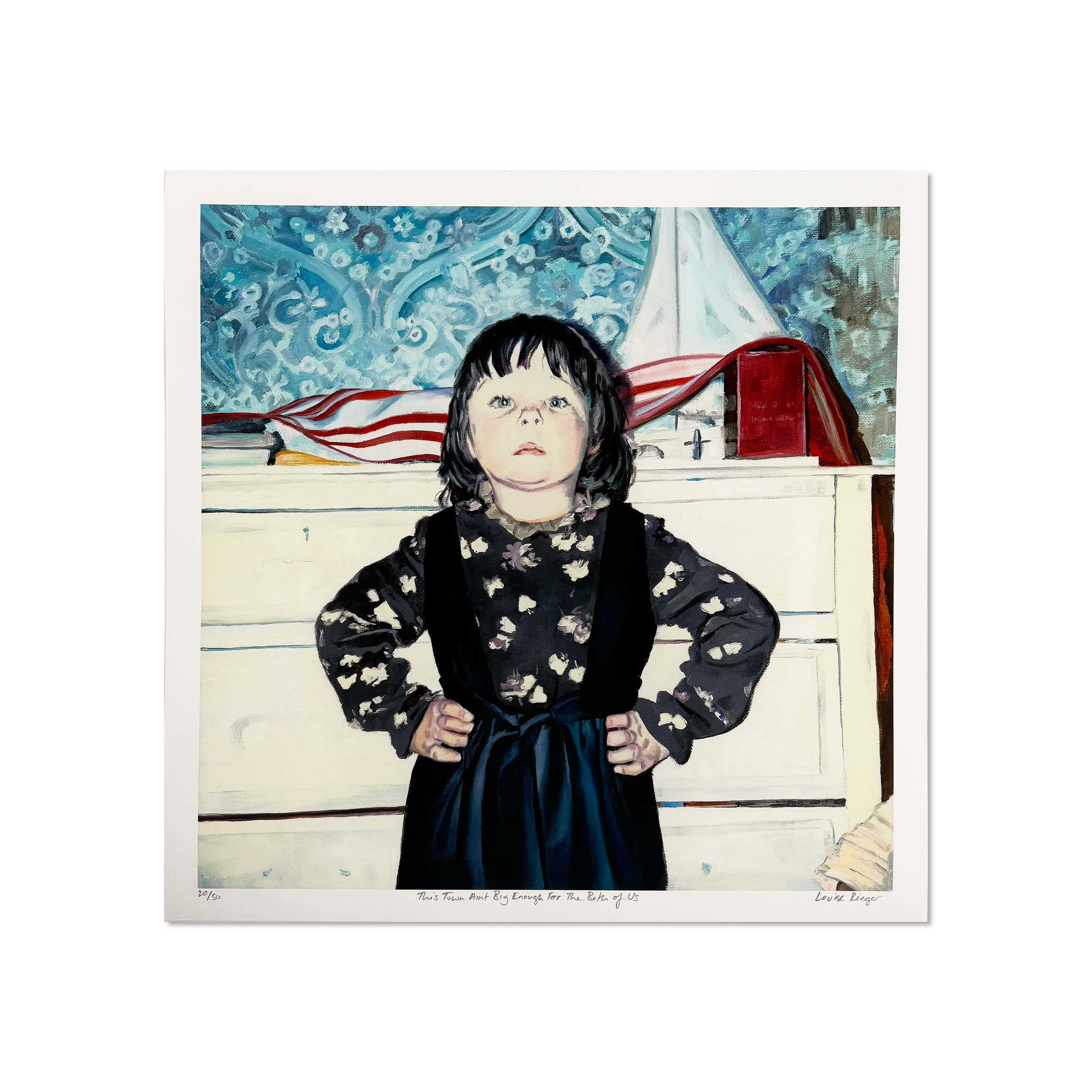 This Town Ain’t Big Enough For The Both of Us – limited edition giclée print by Louise Rieger, 2023
