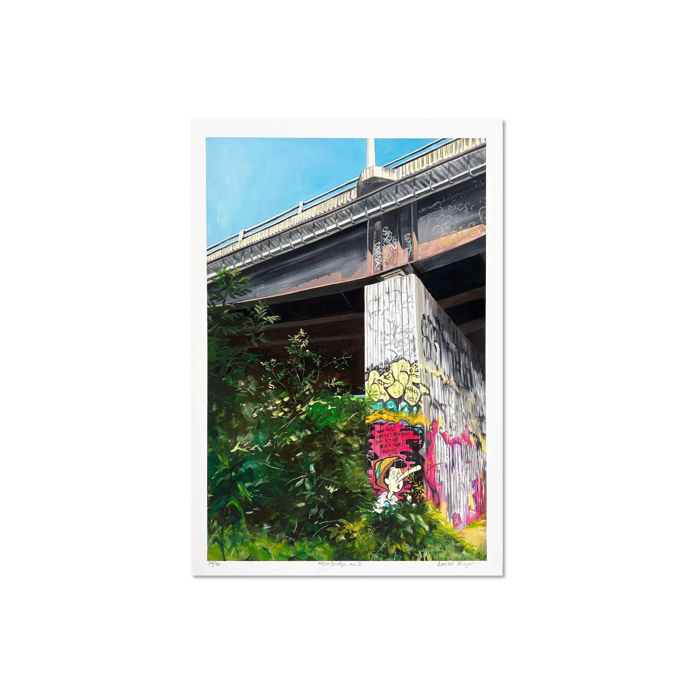 Louise Rieger - M20 Bridge no.2 - Limited Edition Print