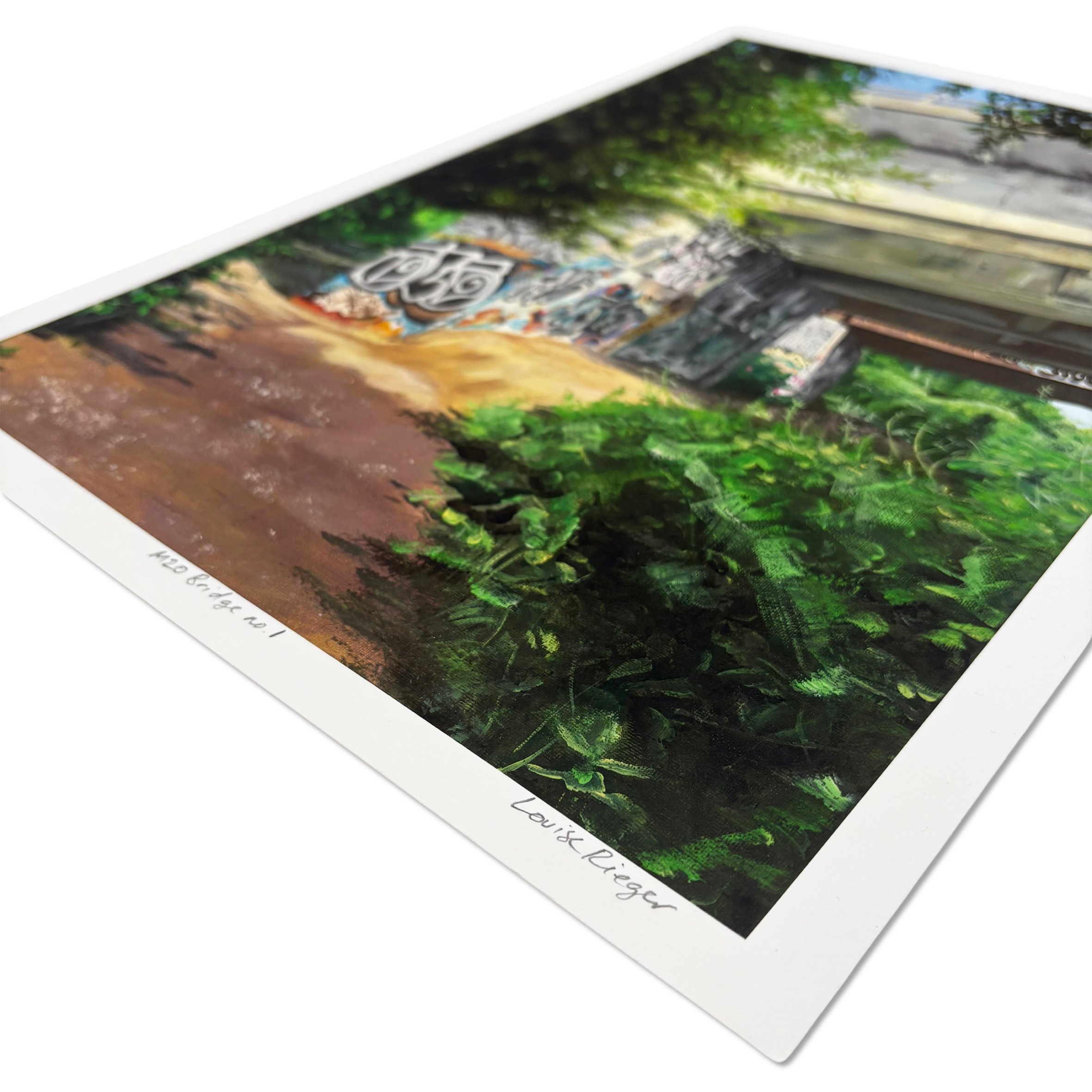Nostalgic snapshot-style artwork capturing local scenes by Louise Rieger
