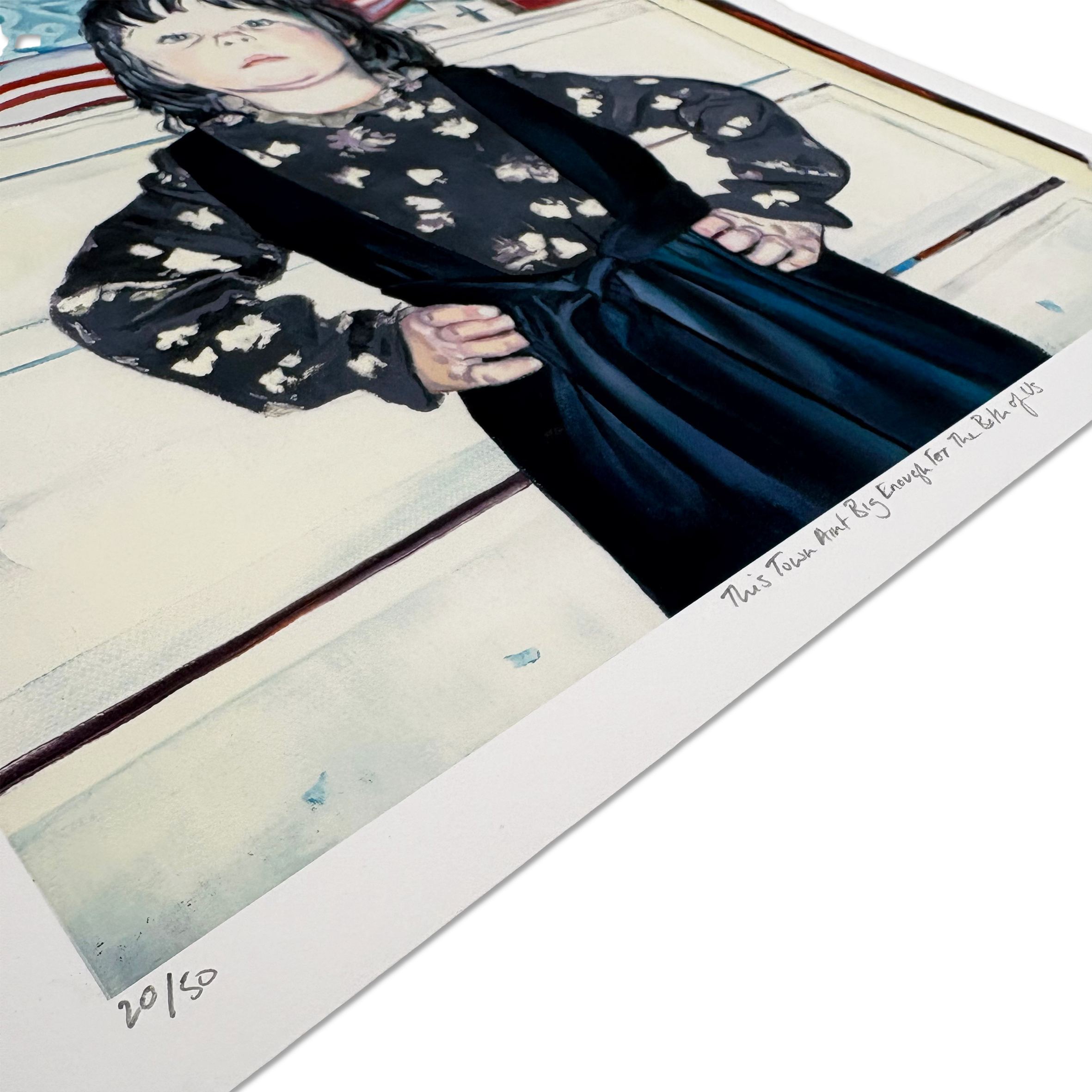Limited edition print for sale – This Town Ain’t Big Enough by Louise Rieger