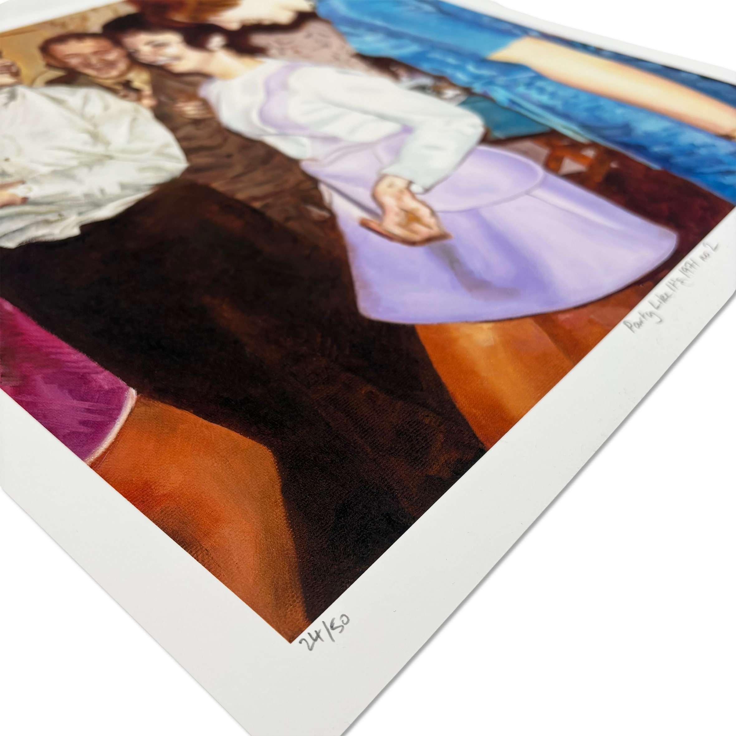 Contemporary nostalgic artwork by Louise Rieger capturing everyday moments

