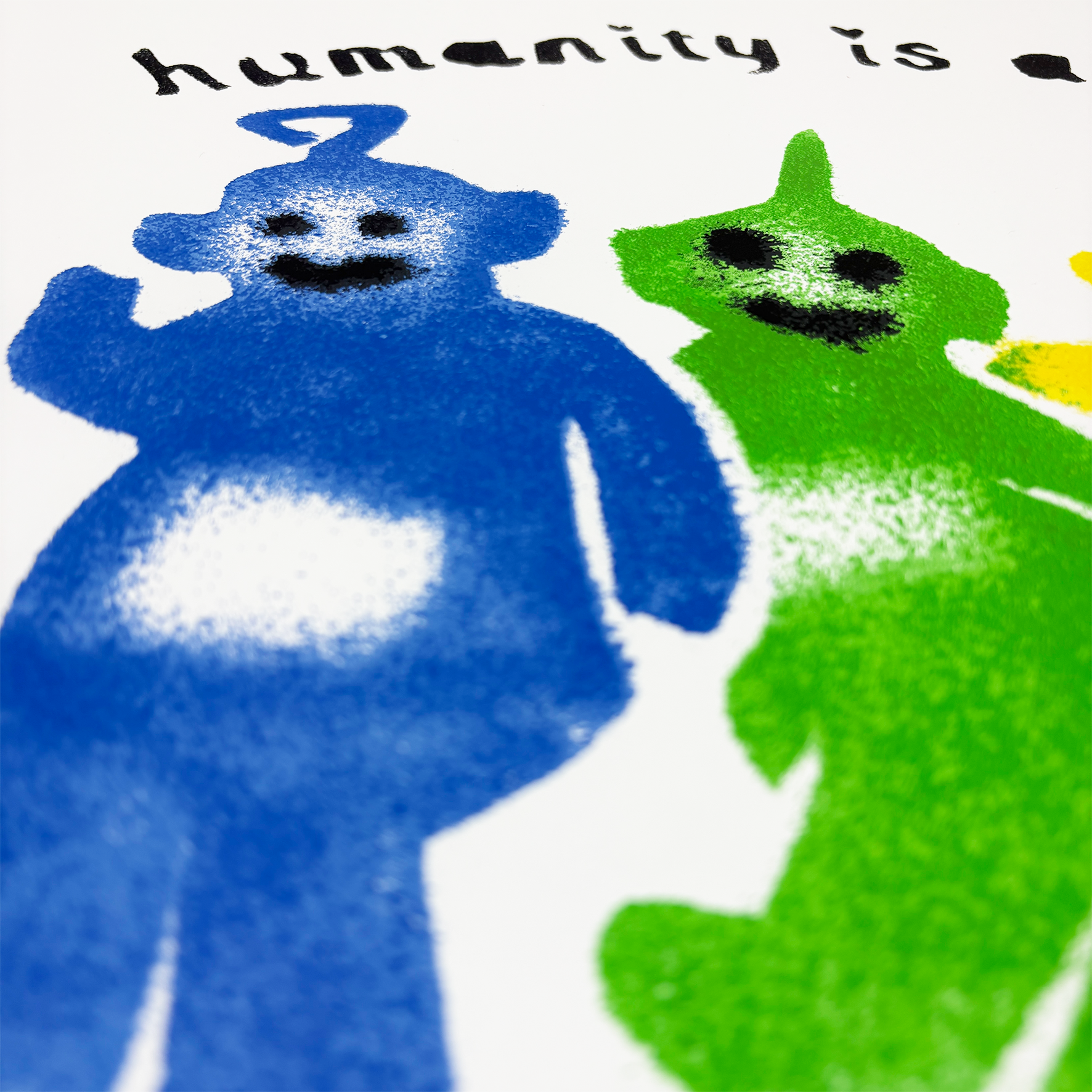 Listen04 – Humanity Is a Plague – Screenprint