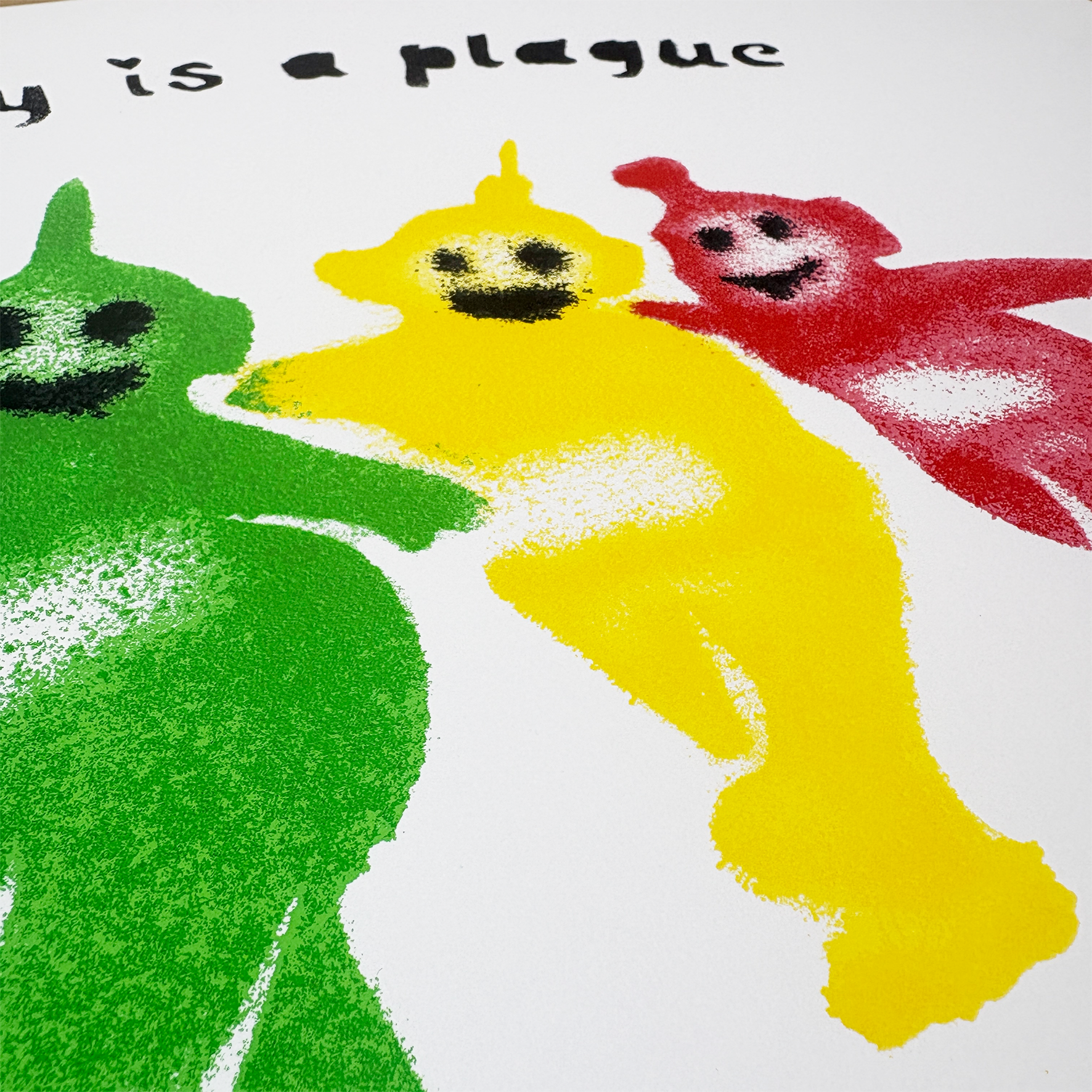 Listen04 – Humanity Is a Plague – Screenprint
