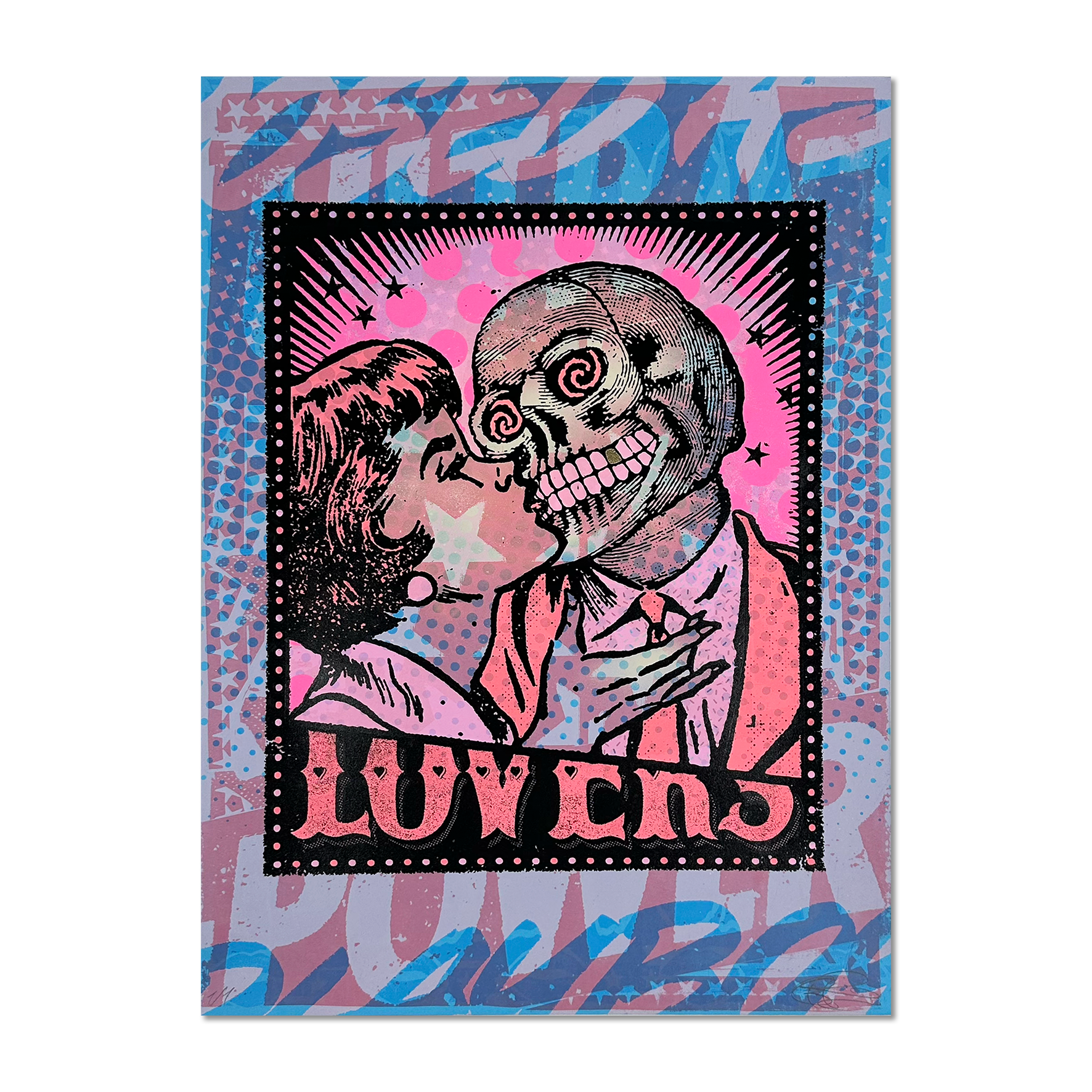 Ben Rider - Lovers - Limited Edition Screen Print - Artwork at Camden Open Air Gallery