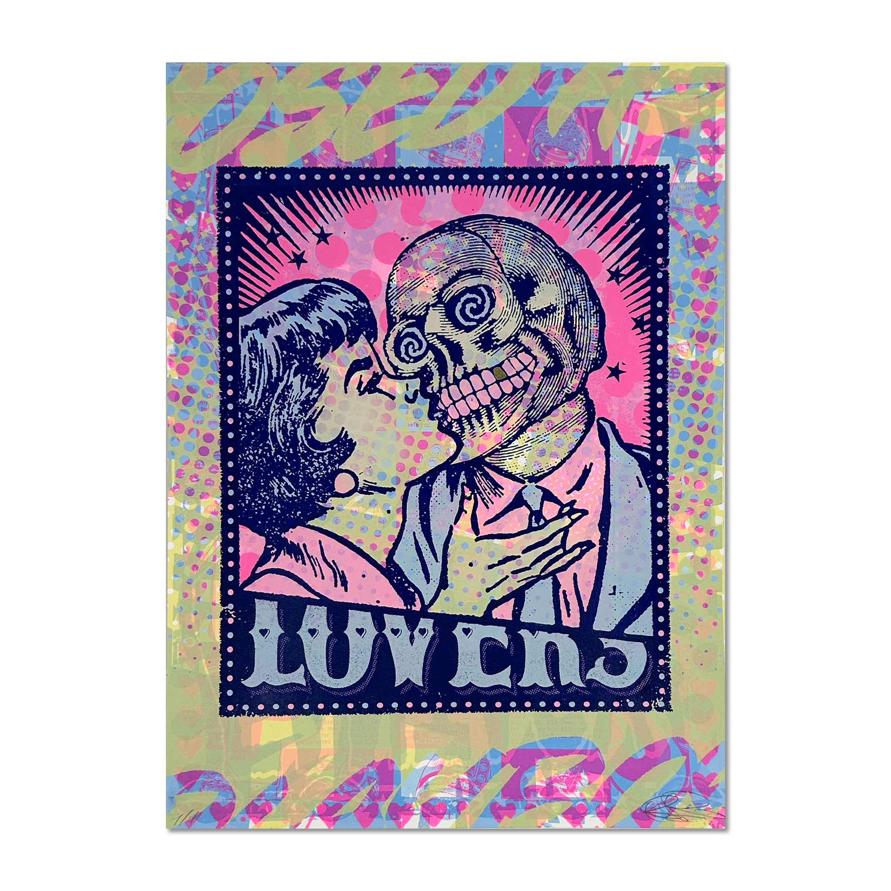 Ben Rider - Lovers - Limited Edition Screen Print