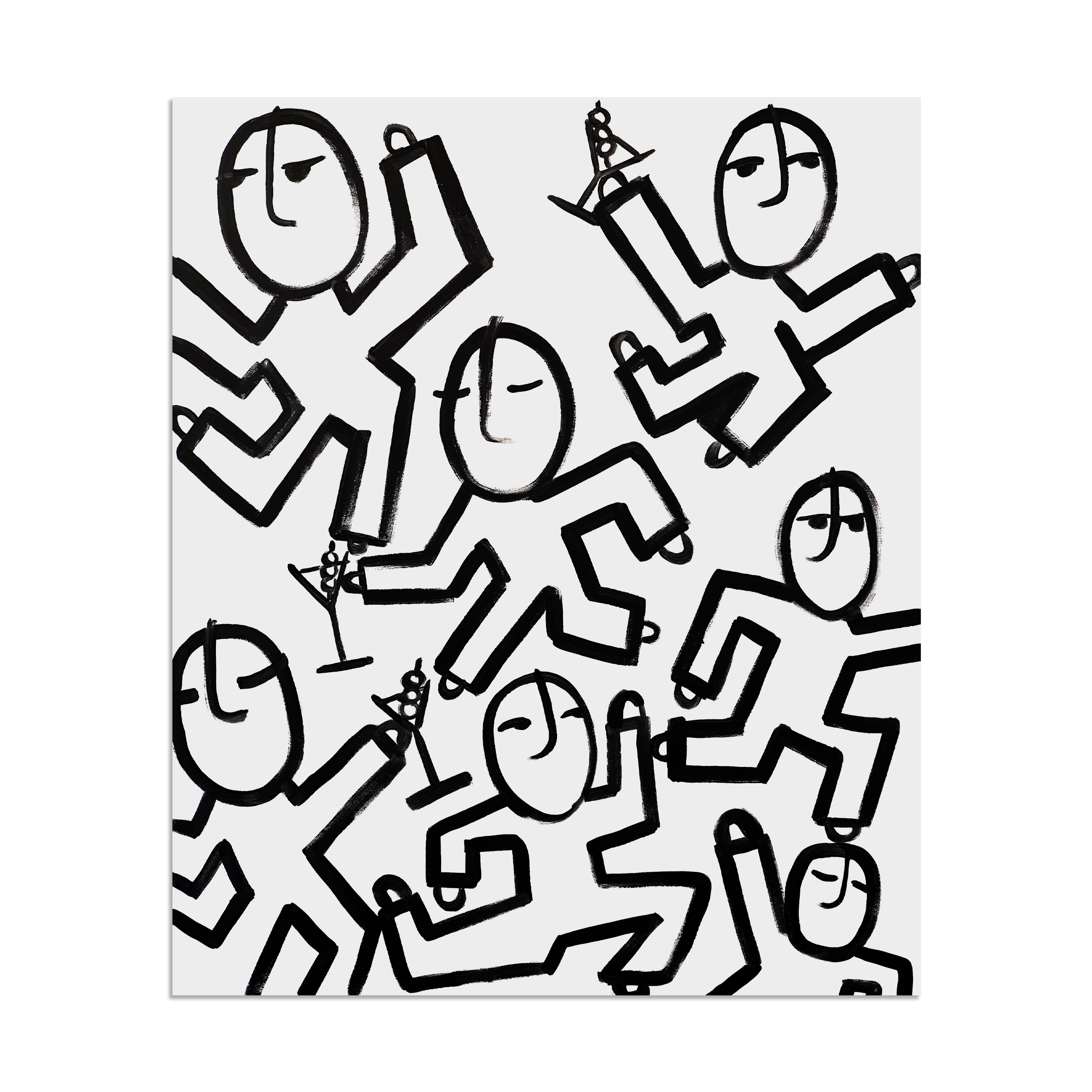 Ella Knott - "maybe if we dance we'll feel better?" - Digital Print