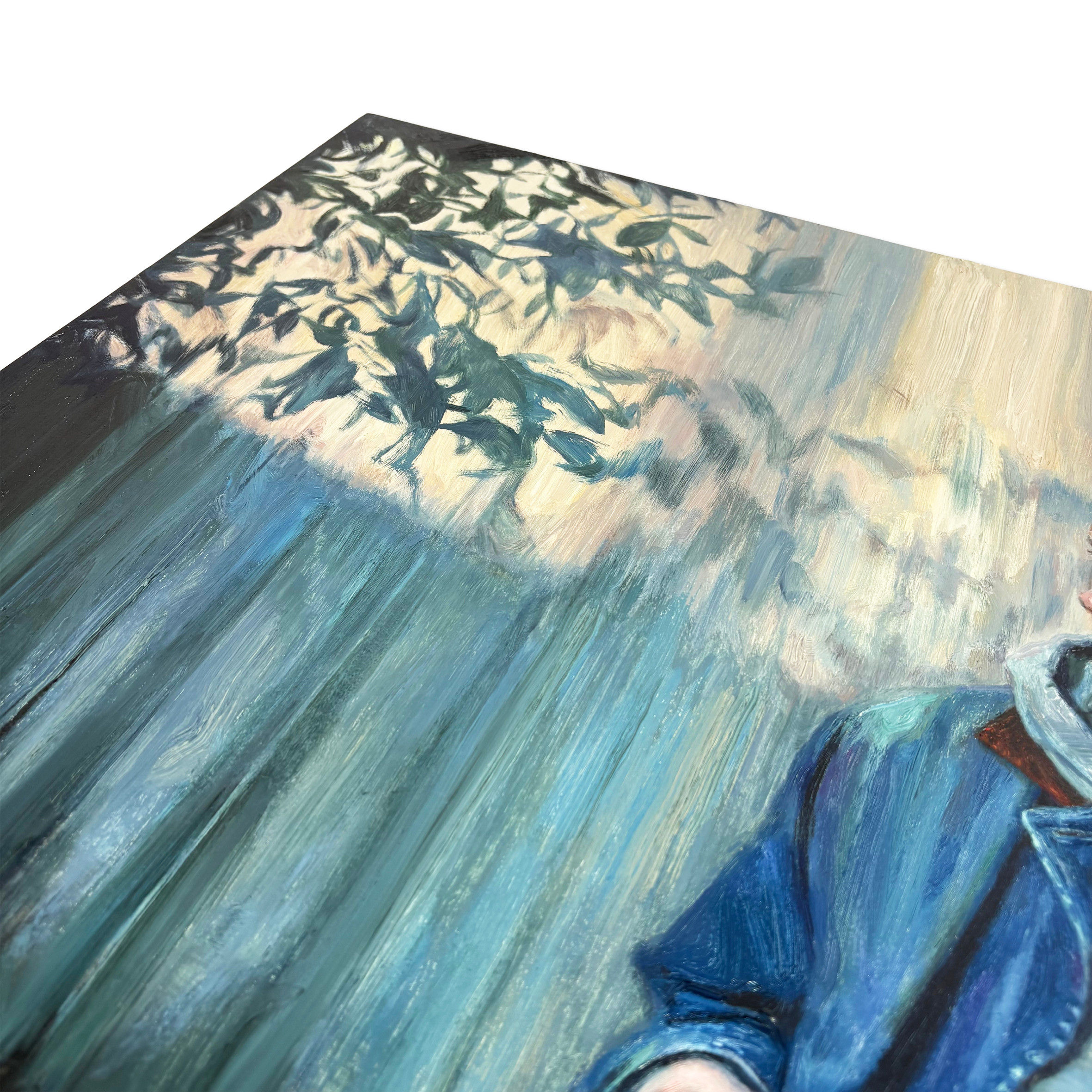 Detail of Memories Wash painting by William GC Brown